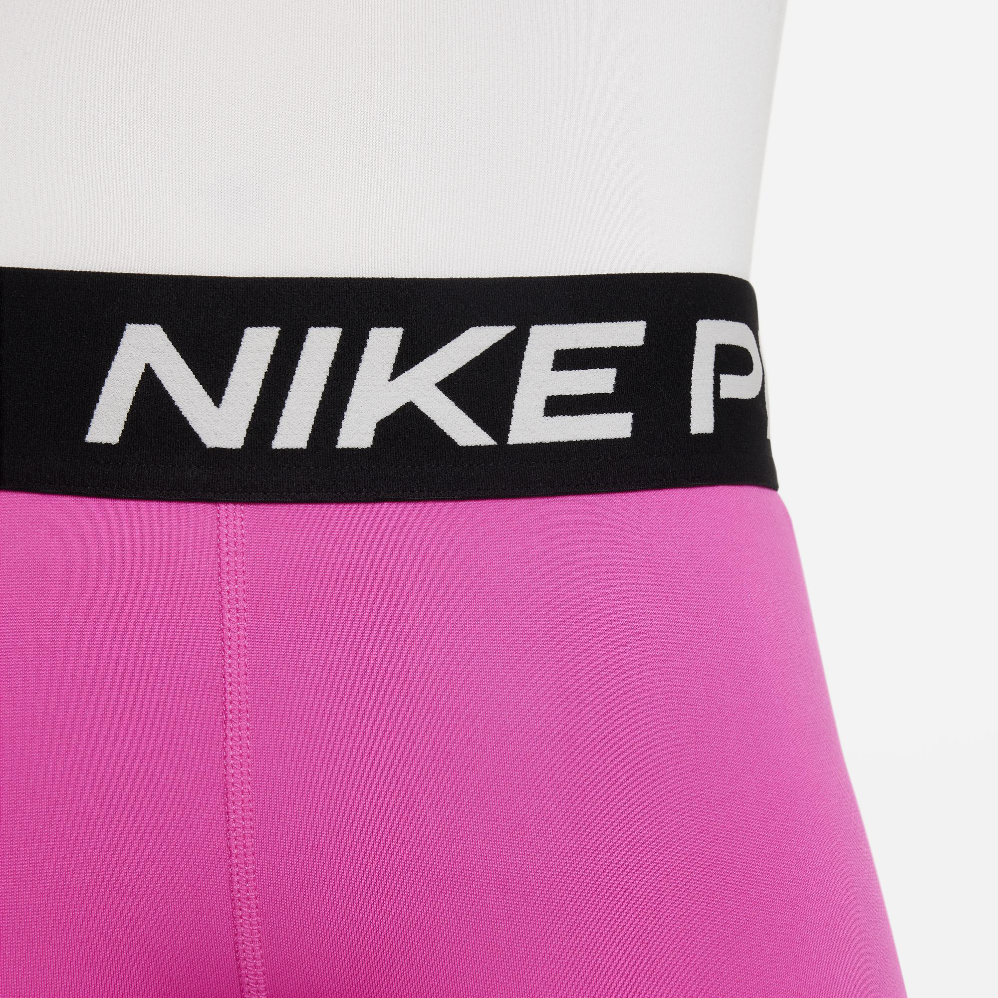 Pink nike pro shorts hot sale