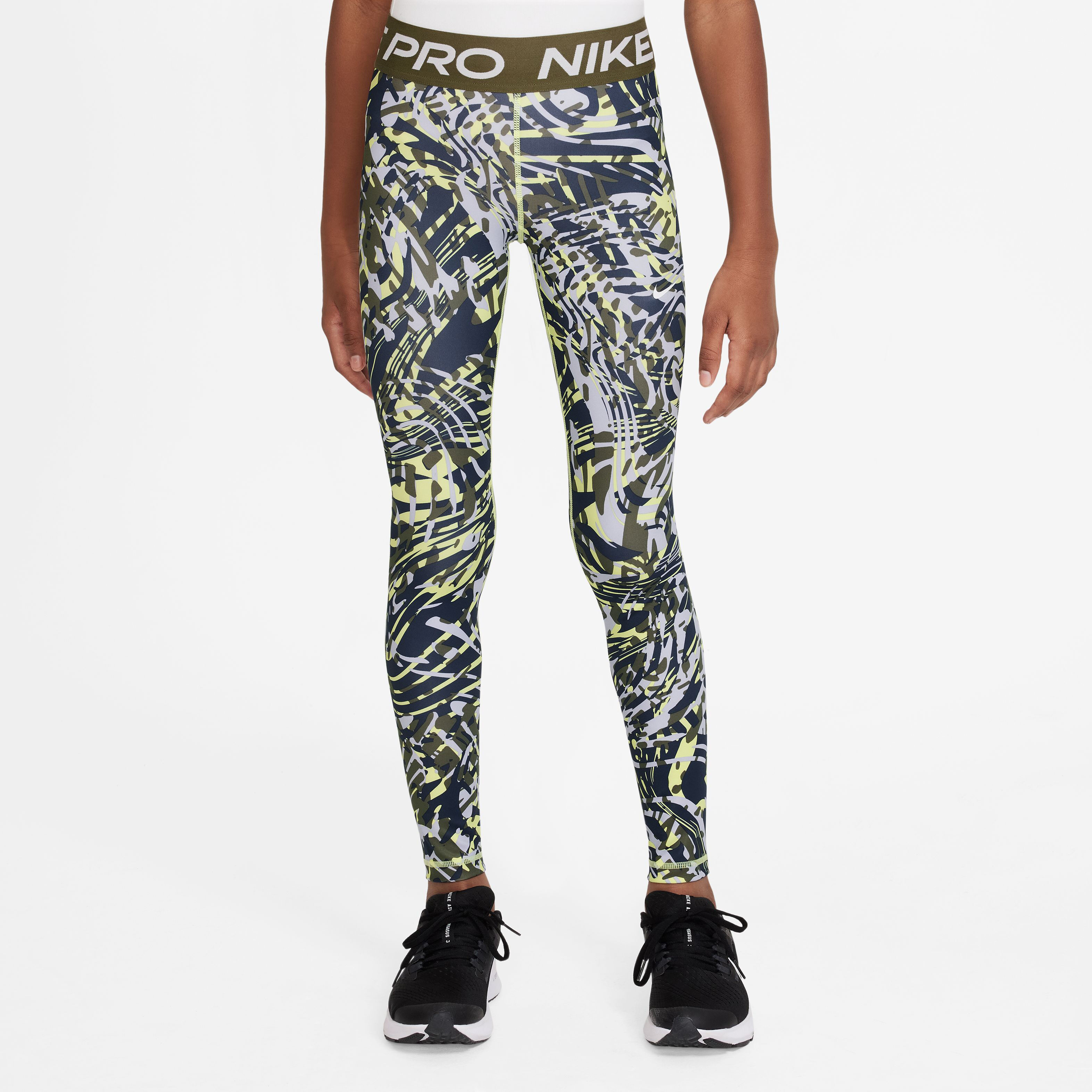 Nike pro floral leggings discount