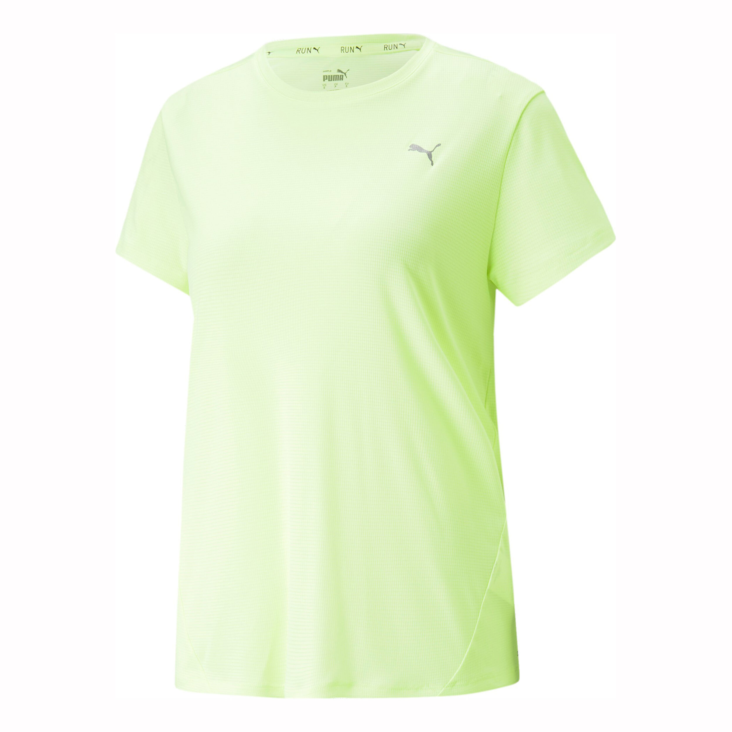 ★ PUMA★ Bias cut rib knit short sleeve t-shirt chamomile PUMA Mens Oversized Logo Crew Neck Short Sleeve Casual Tops