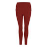 Road High Waist Running Tights Women-Wine Red