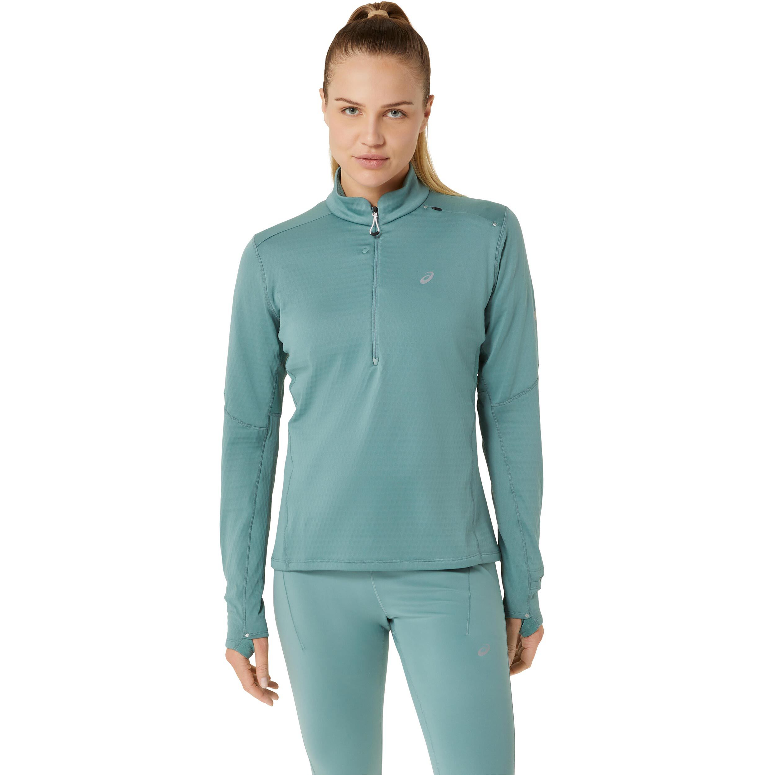 Buy ASICS Road Winter 1/2 Zip Mid Layer Running Shirt Women