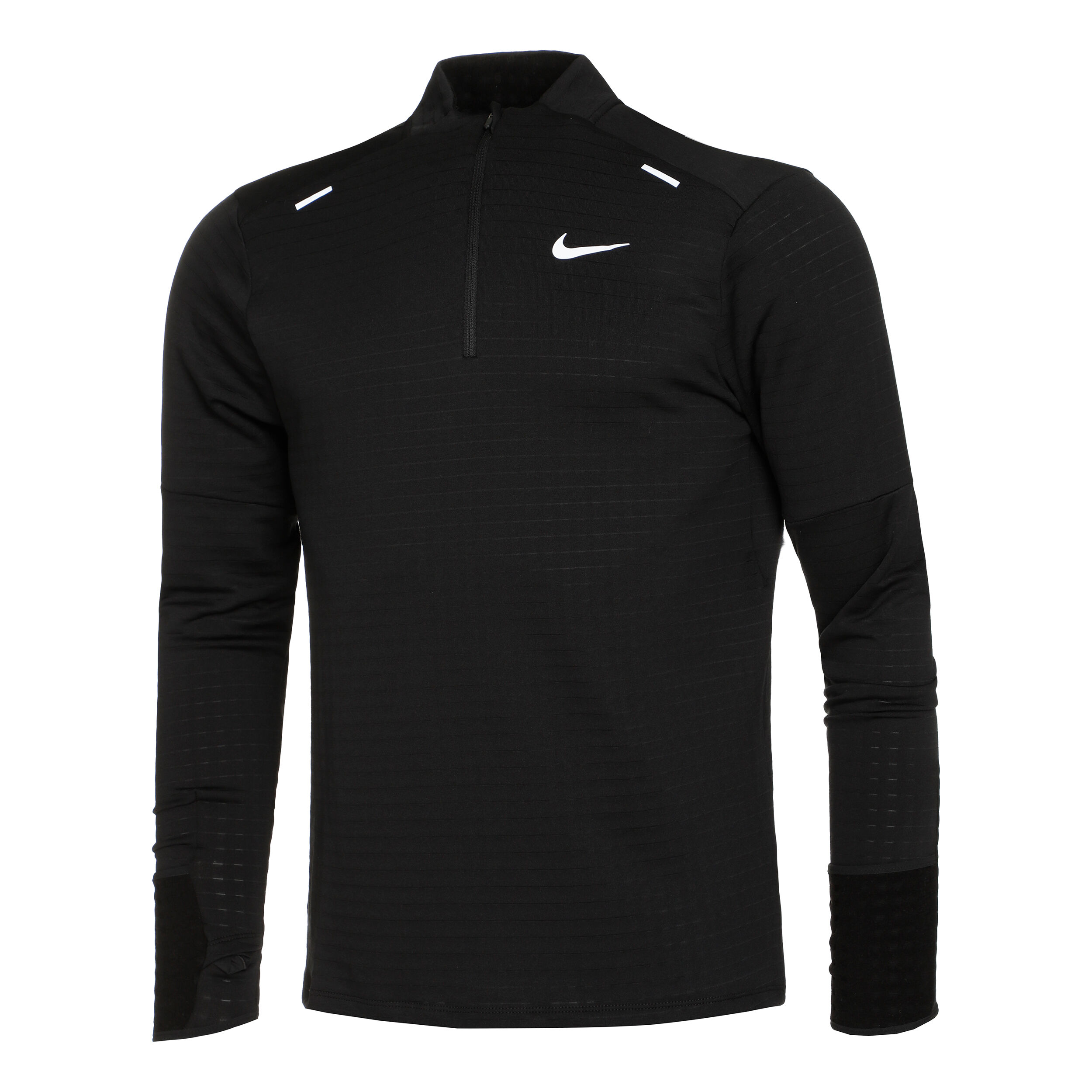 Nike running element half zip long sleeve top clearance in black