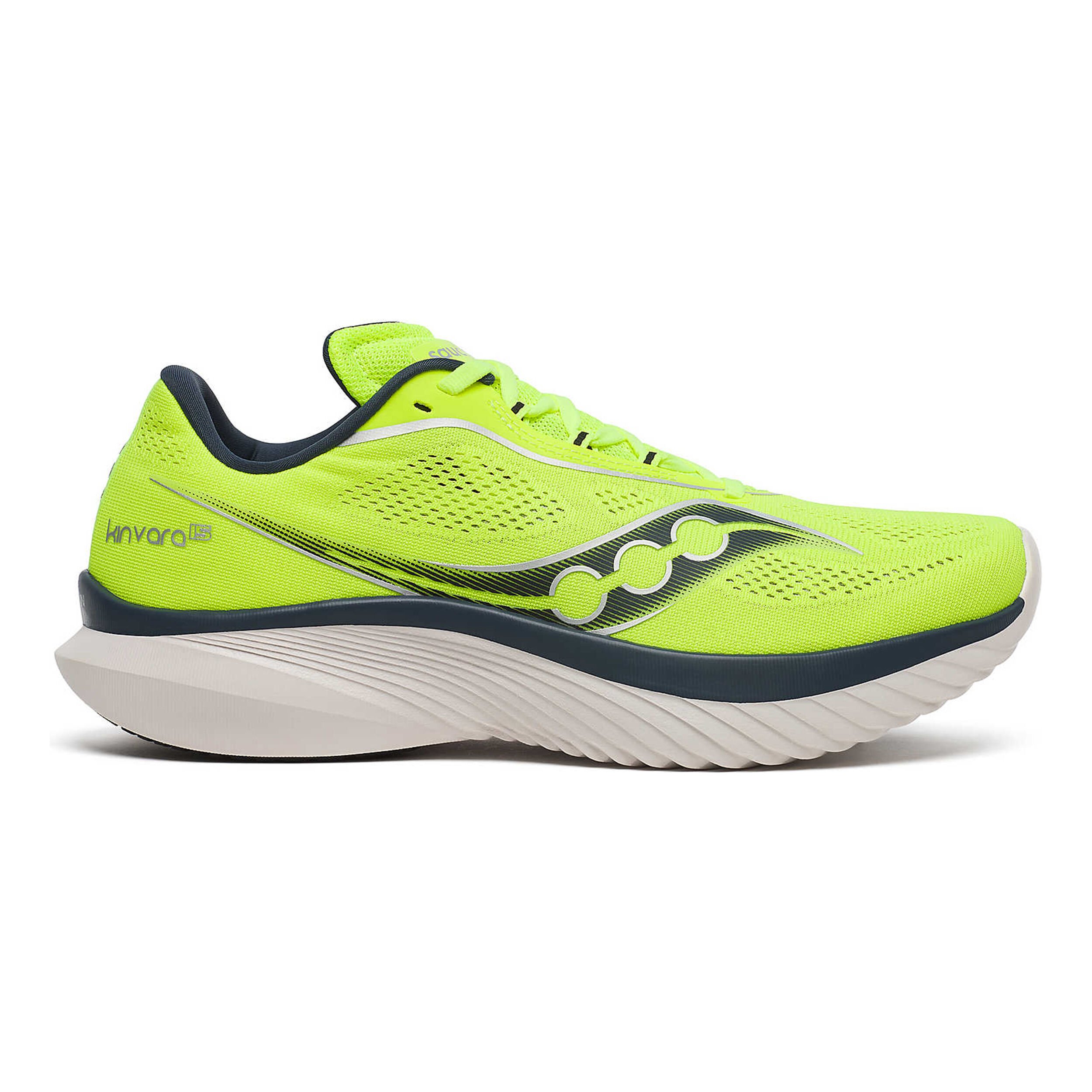 Buy Saucony Kinvara 15 Neutral Running Shoe Men Neon Green Dark Blue online Running Point COM
