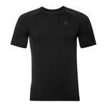 Odlo Clothing Odlo Performance Warm Eco BI Top Crew Neck T-Shirt Men-Black