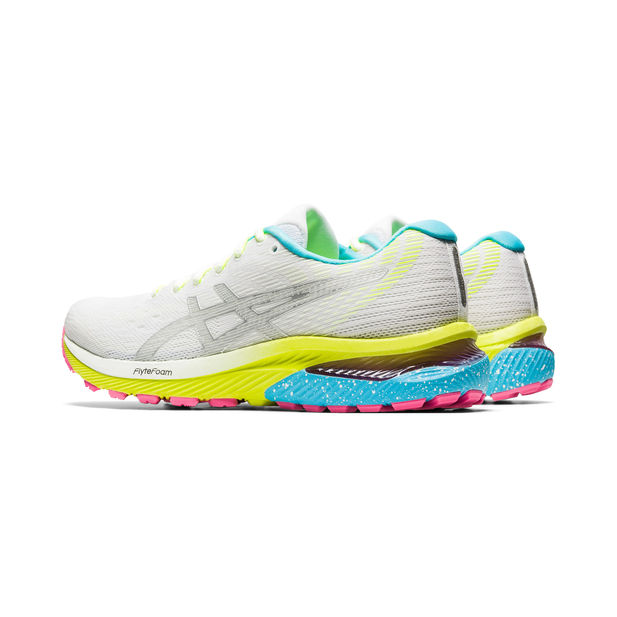 Buy ASICS Gel Cumulus 22 Lite Show Neutral Running Shoe Women White Neon Yellow online Running Point COM