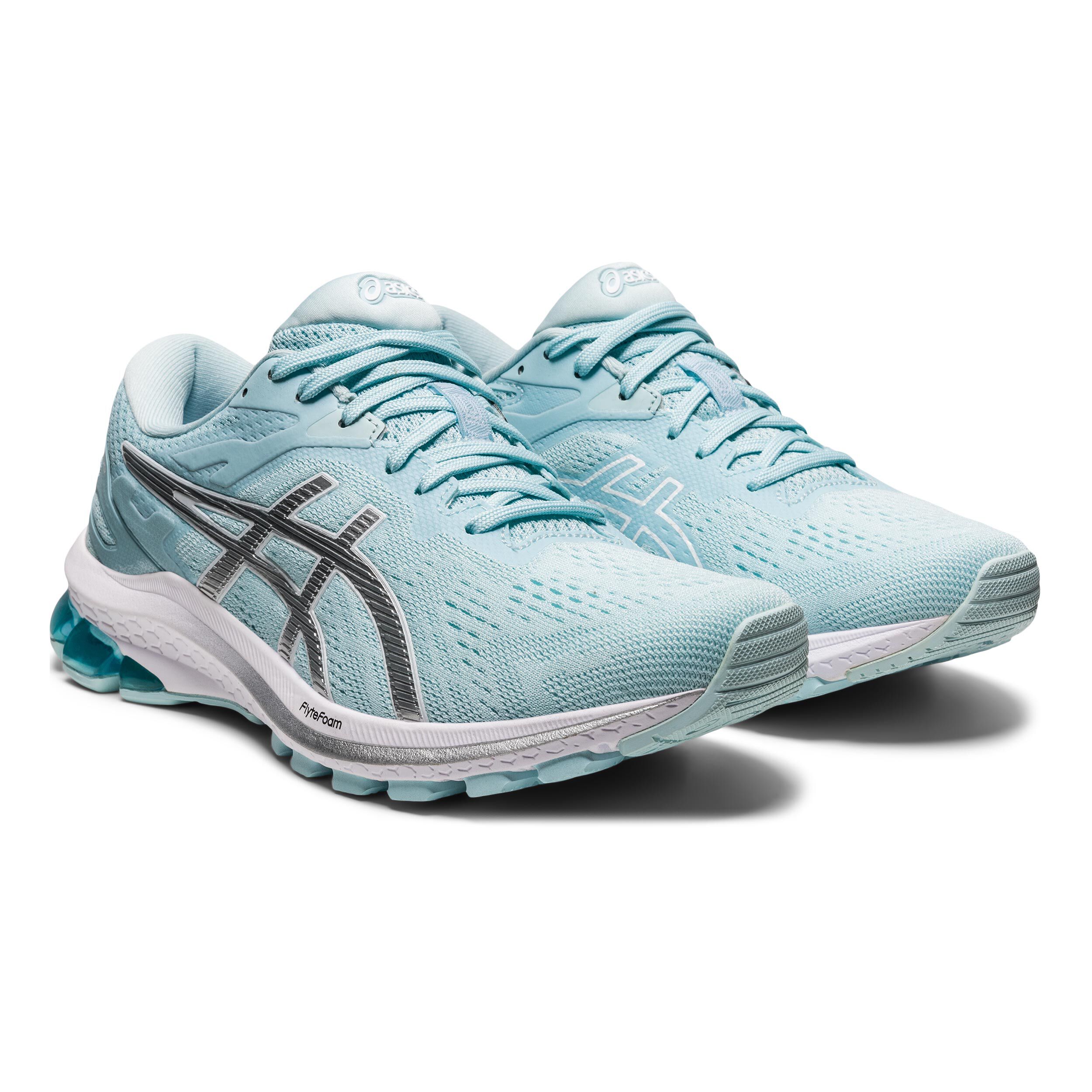 Asics gt 1000 7 womens running shoes teal / silver outlet