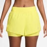 Swift 2in1 Short Running shorts Women-lemon, silver