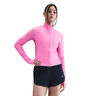 Swift Half-Zip Running Shirt Women-Pink,Silver