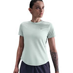 Nike Clothing Nike Swift Tee Running shirt Women-olive, silver