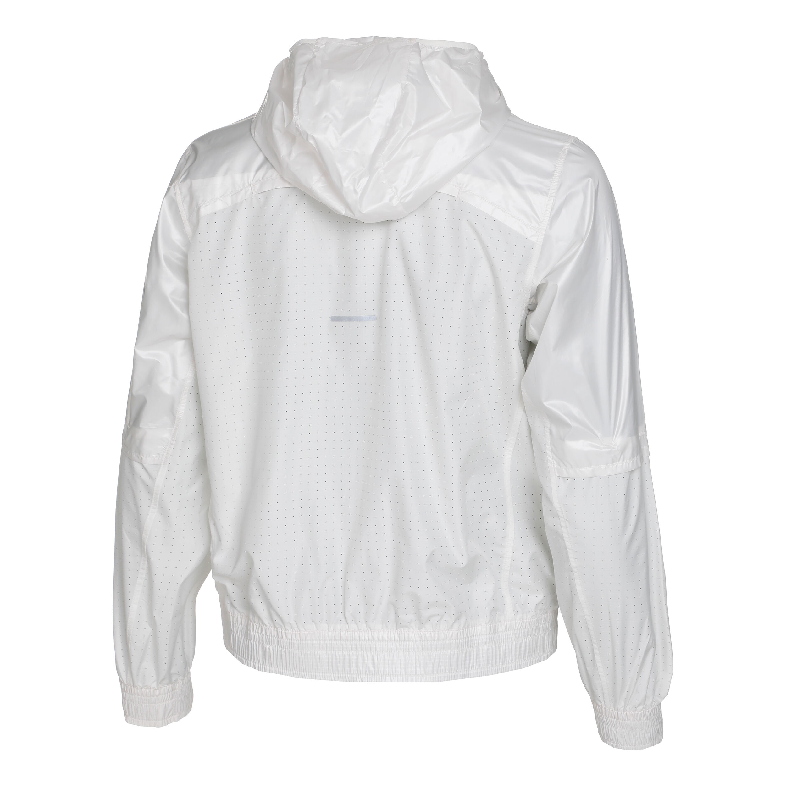 White zip up windbreaker on sale