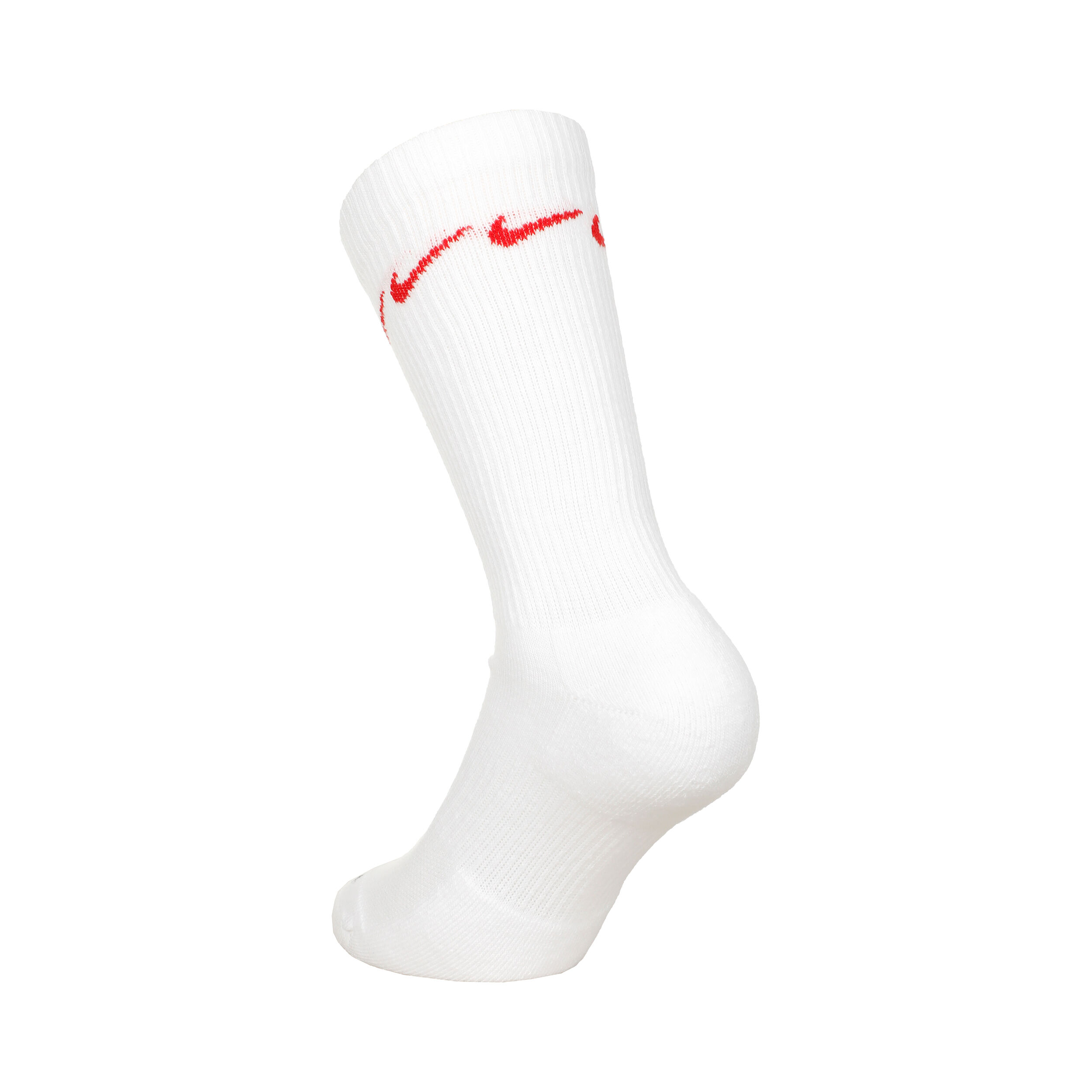 White nike socks with red swoosh on sale