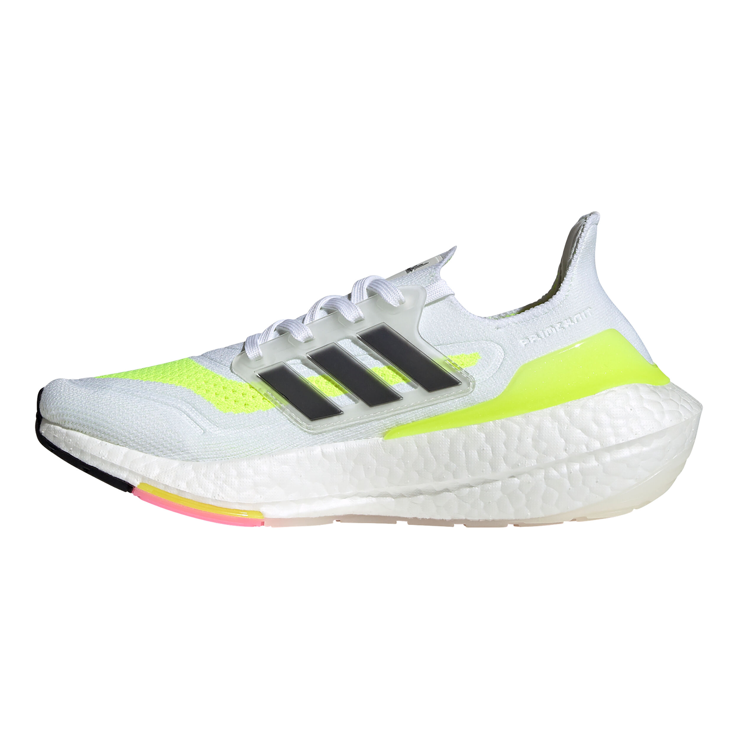 Buy adidas Ultraboost 21 Neutral Running Shoe Women White Neon Yellow online Running Point COM