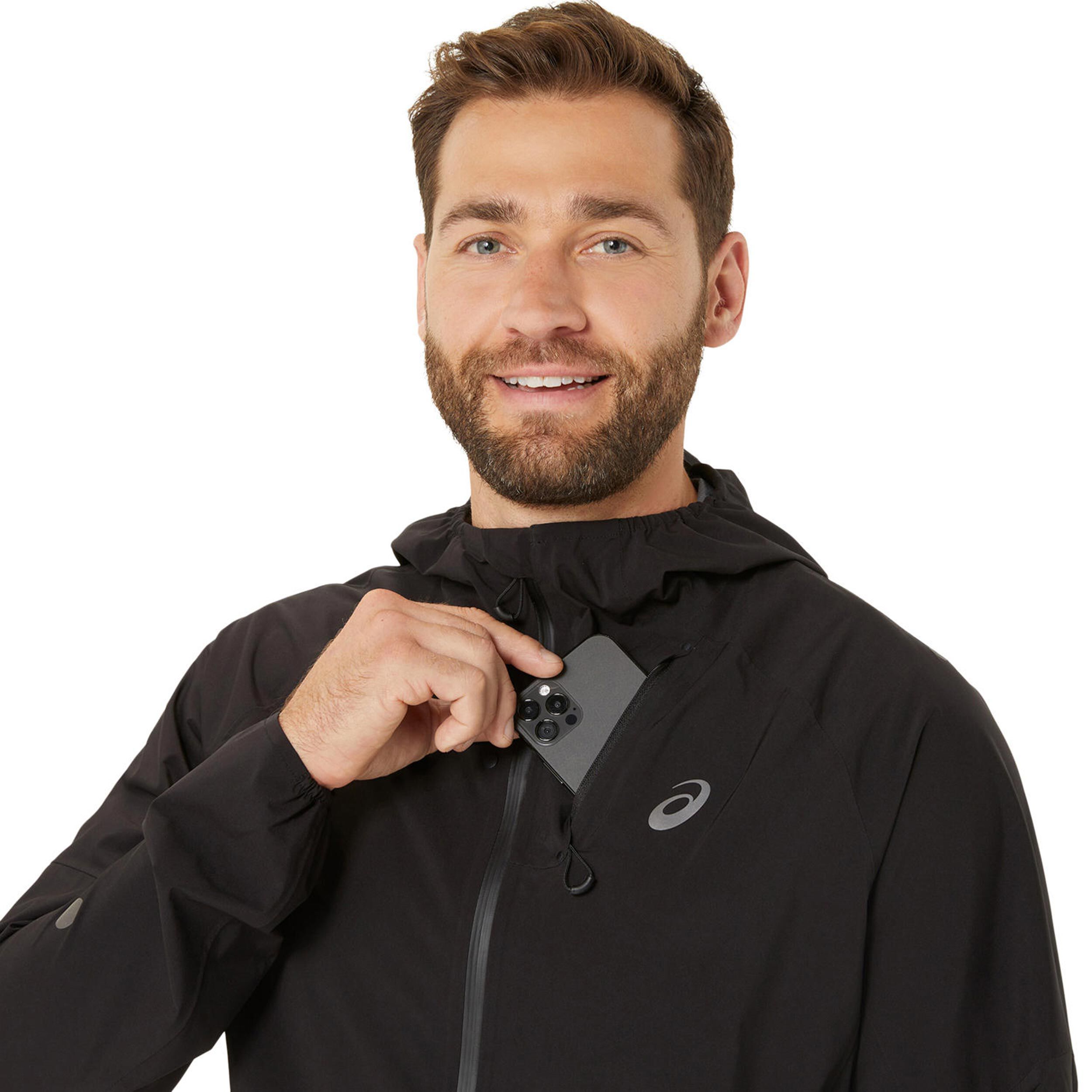 Buy ASICS Metarun Waterproof Running Jacket Men Black online