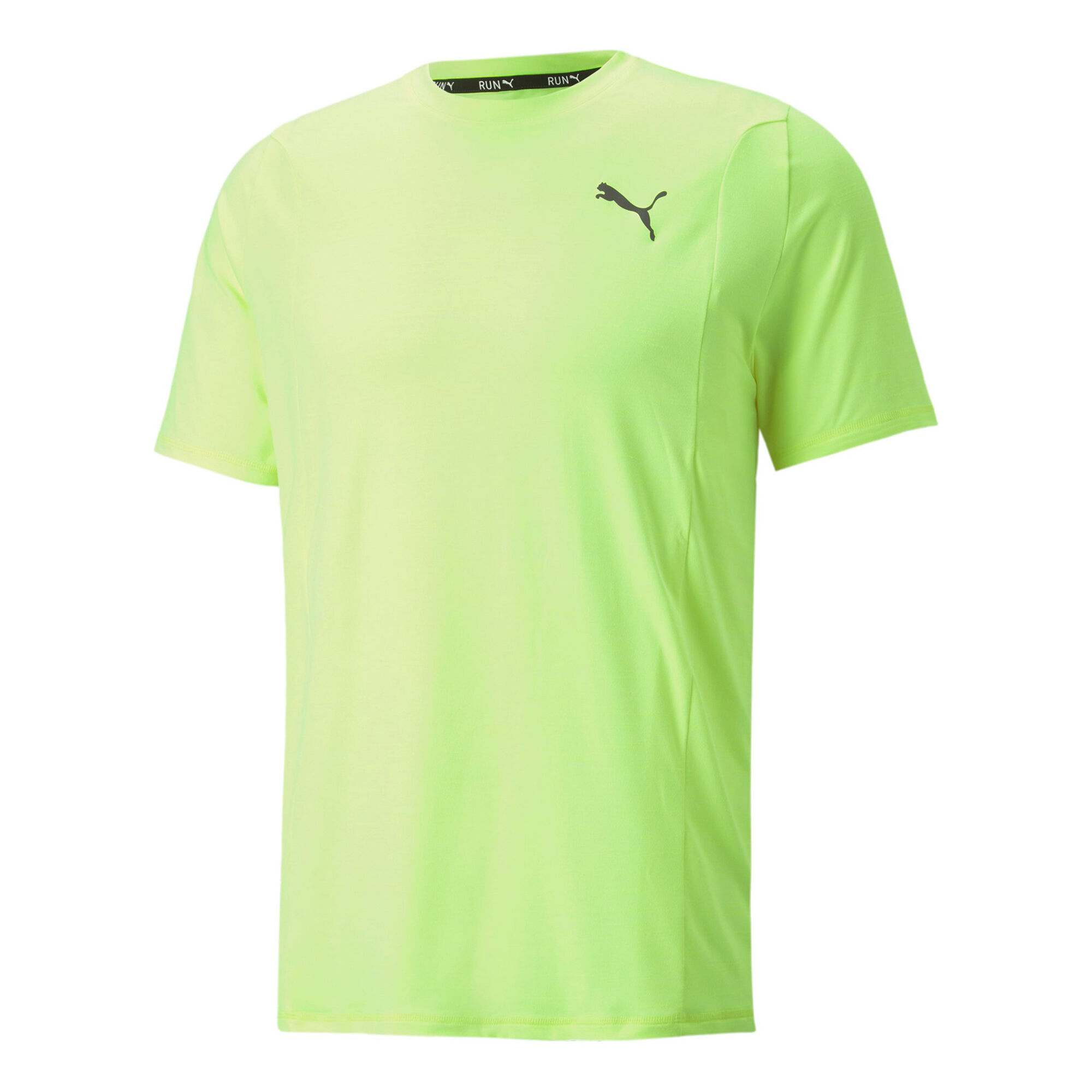 Buy Puma Shirts Running COM Men T-Shirt Cloudspun Point Neon | Green online Running