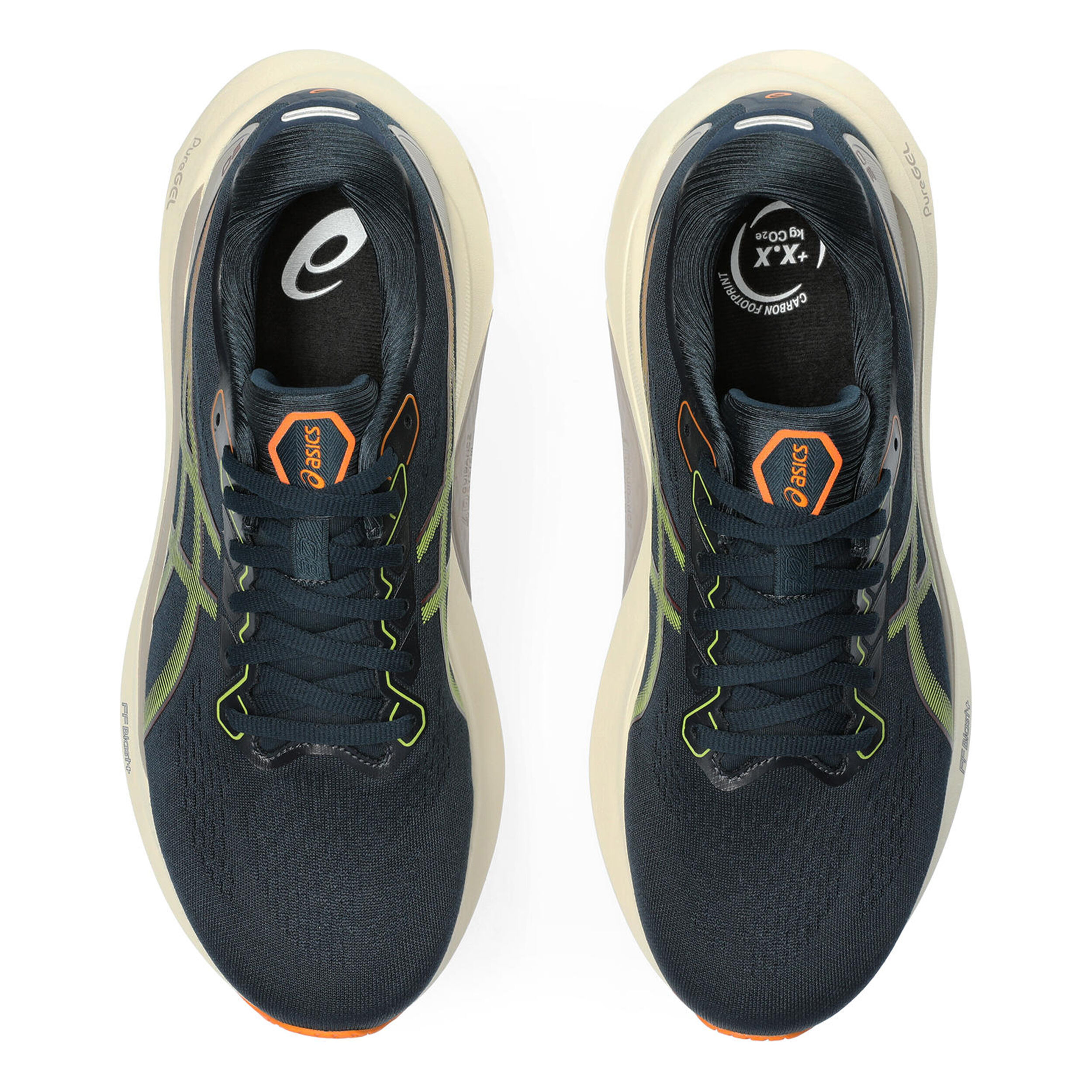 Buy ASICS Gel Kayano 30 Stability Running Shoe Men Dark Blue Neon Green online Running Point COM