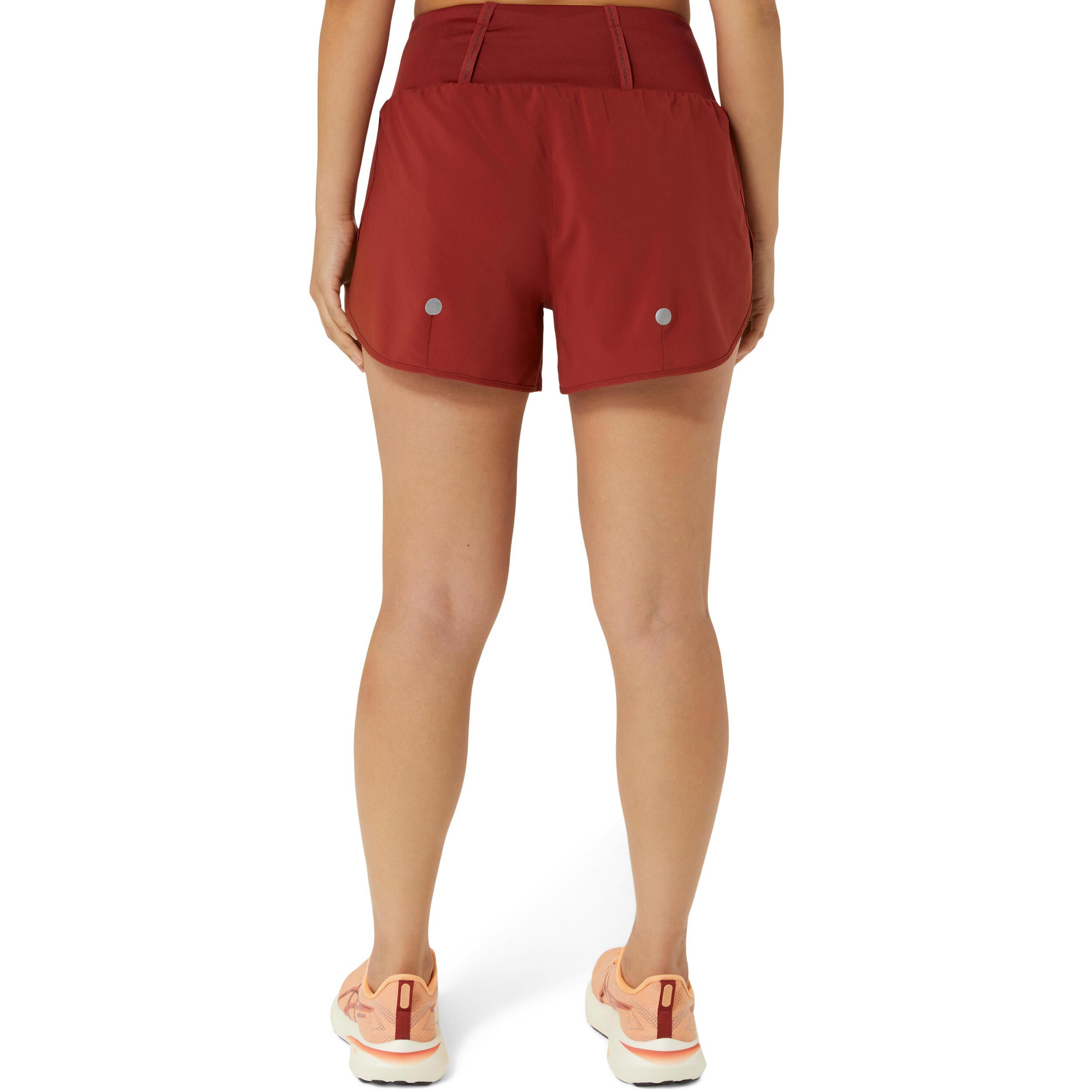 Buy ASICS Road 3.5In Running Shorts Women Dark Red online