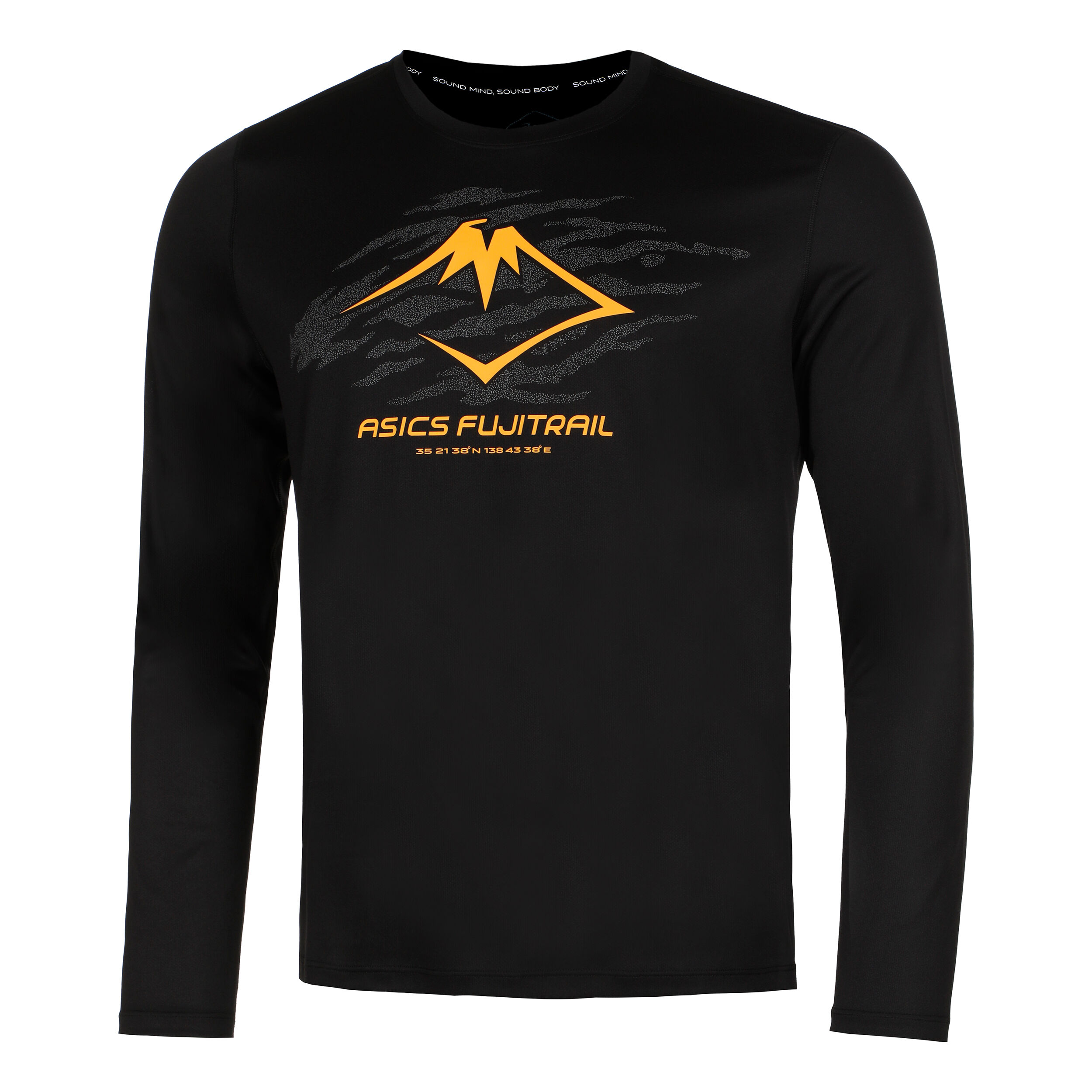 Buy ASICS Fujitrail Logo Long Sleeve Men Black online Running Point COM