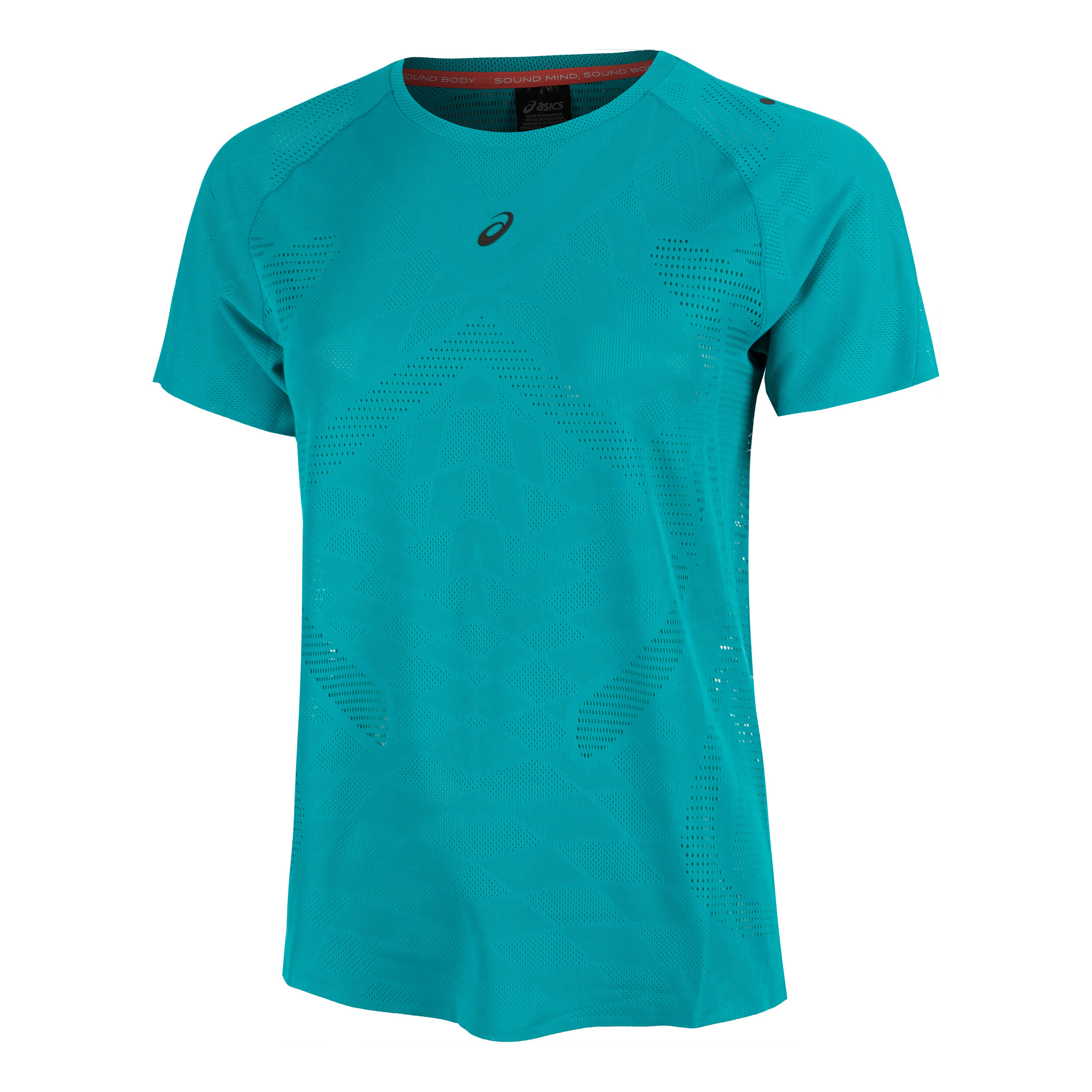 Buy ASICS Metarun Running Shirt Women Turquoise in size S