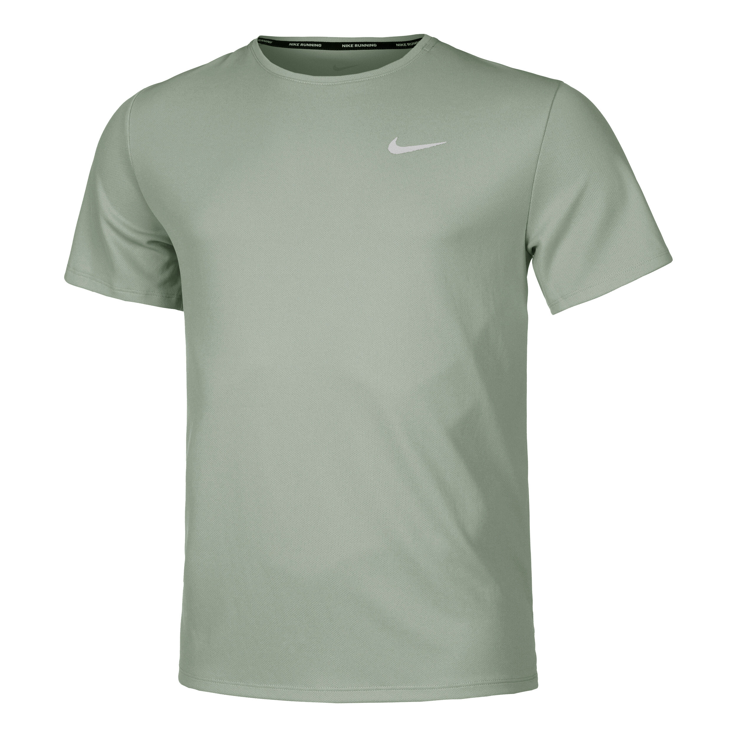 Buy Nike Dri-Fit Miler Running Shirt Men Sage in size S