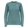 Essential Seamless Crew Neck Long Sleeve Women-Turquoise