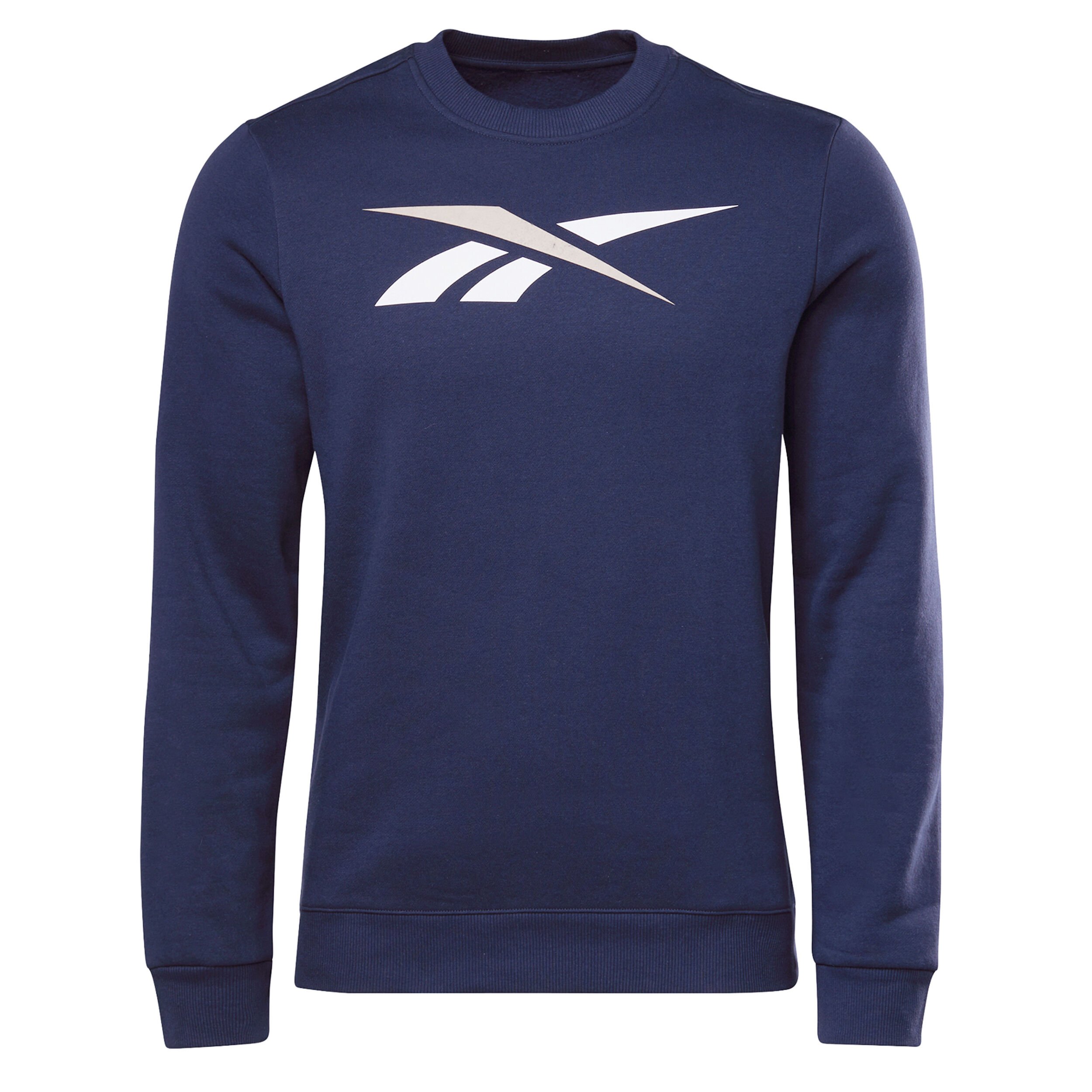 Buy Reebok TE Vector Crew Sweatshirt Men Dark Blue White online Running Point COM