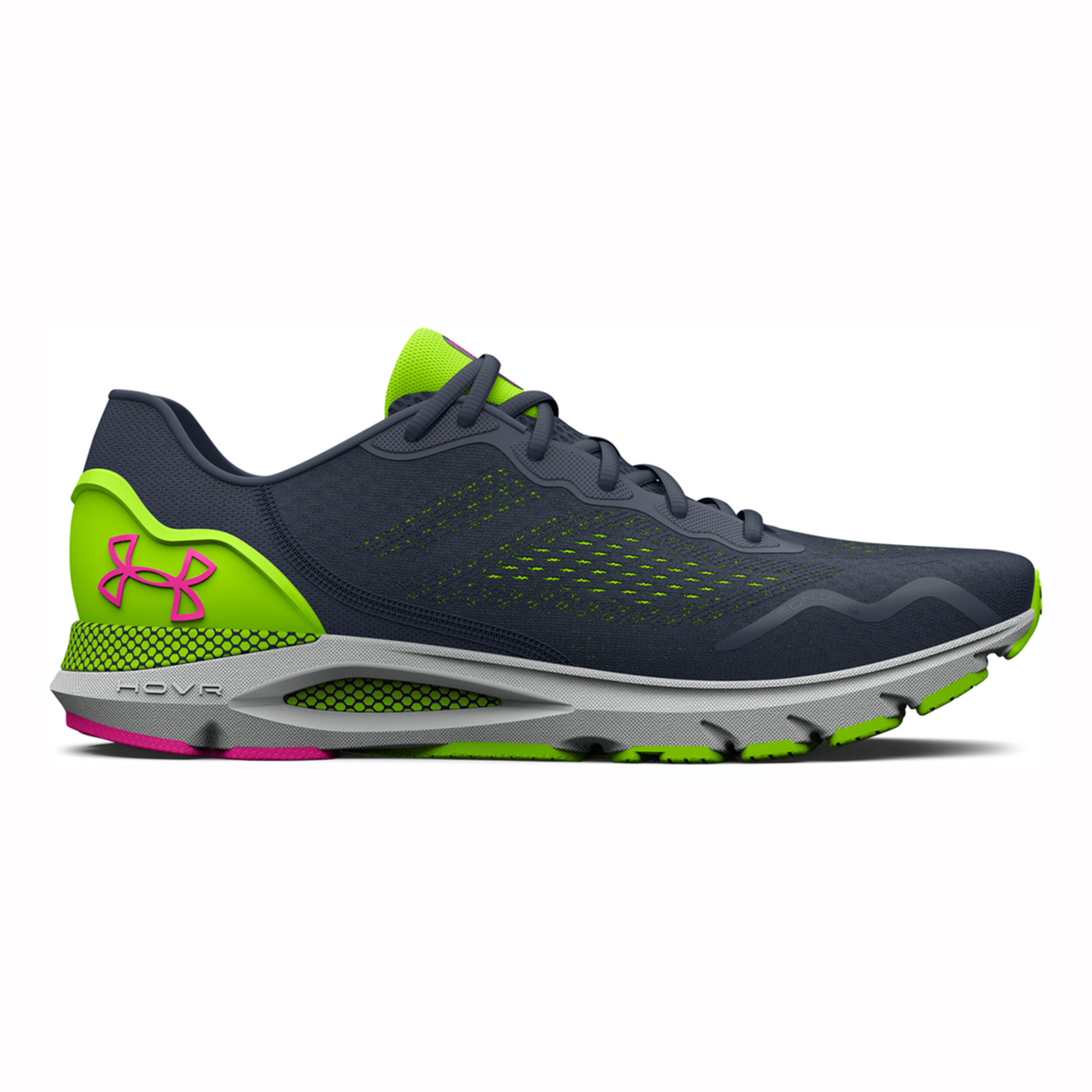 Grey and green under armour shoes best sale