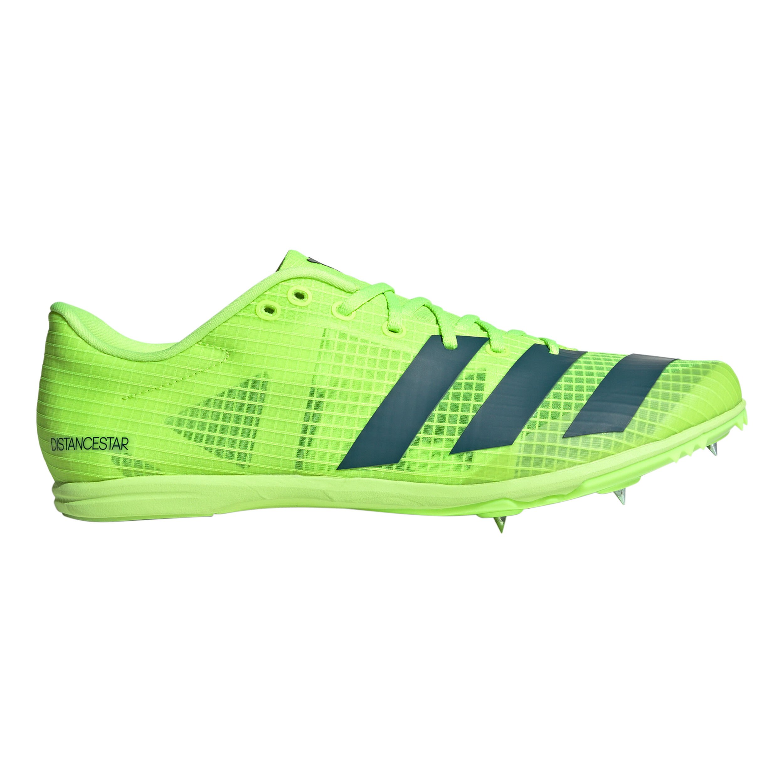 Buy adidas Distancestar Spike Shoes Lime Blue online Running Point COM