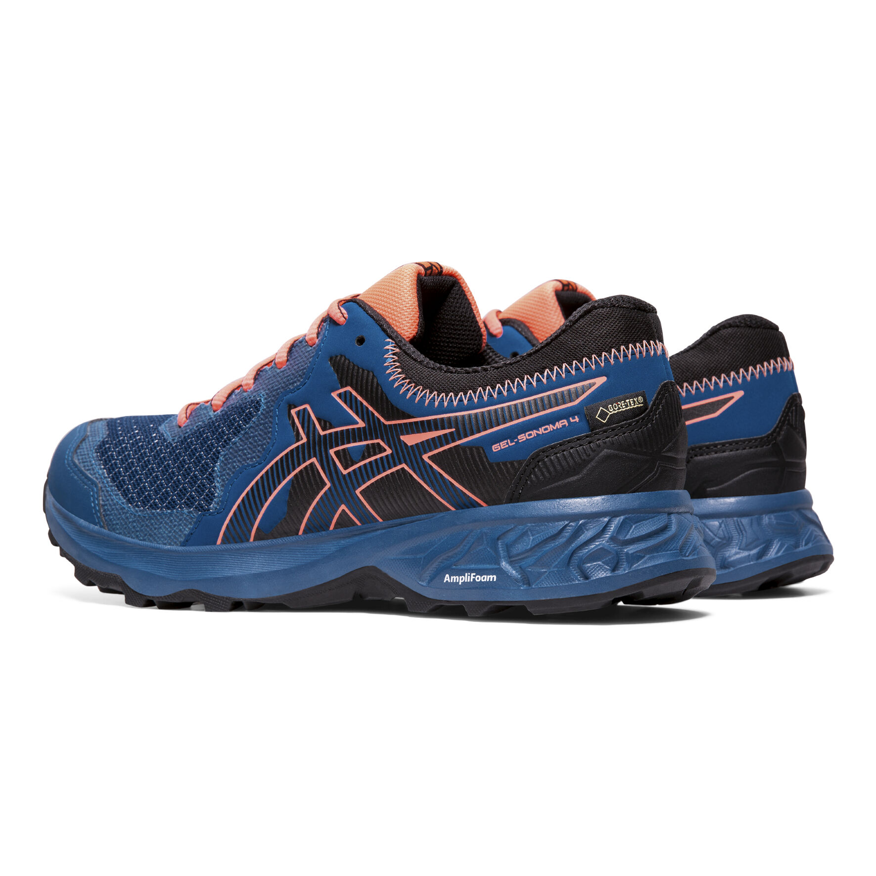 Buy ASICS Gel Sonoma 4 G TX Trail Running Shoe Women Petrol Coral online Running Point COM