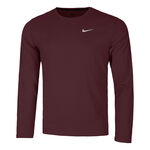 Nike Clothing Nike Dri-Fit UV Miler Running shirt Men - wine red, 