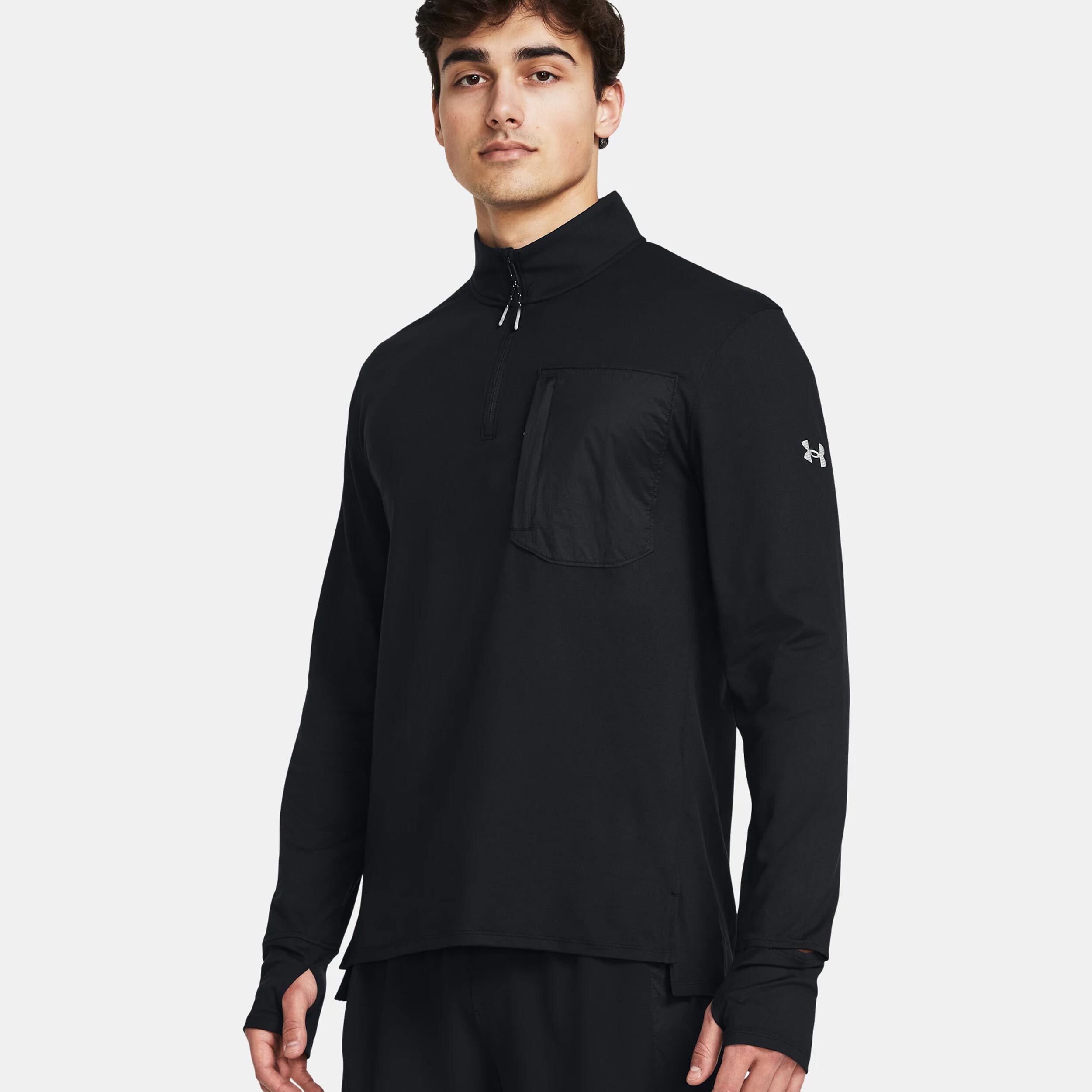Buy Under Armour Run Trail Quarter Zip Running Top Men Black online |  Running Point COM