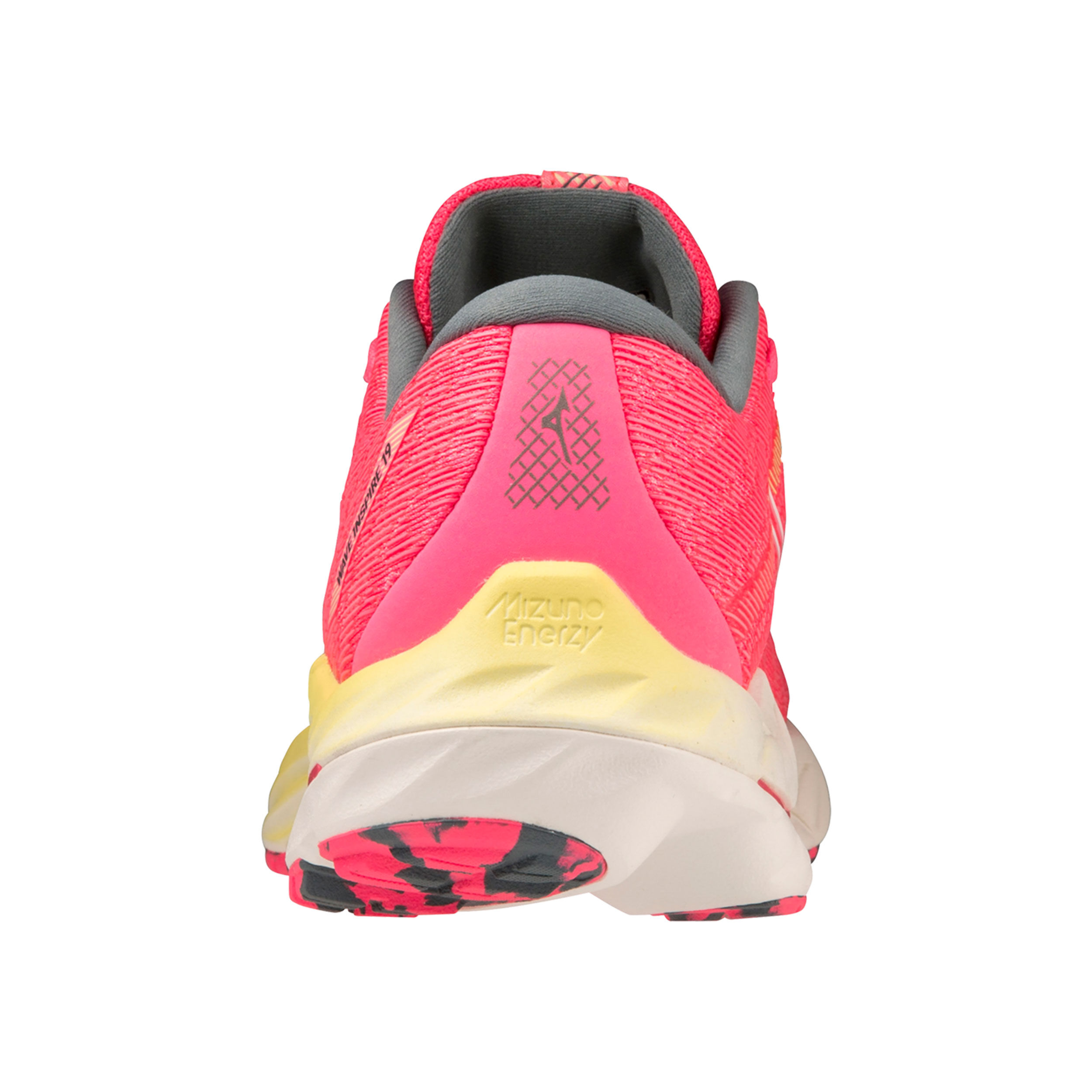 Buy Mizuno Wave Inspire 19 Stability Running Shoe Women Pink Neon Yellow online Running Point COM