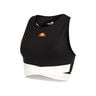 Chroma Crop Running Shirt Women-Black