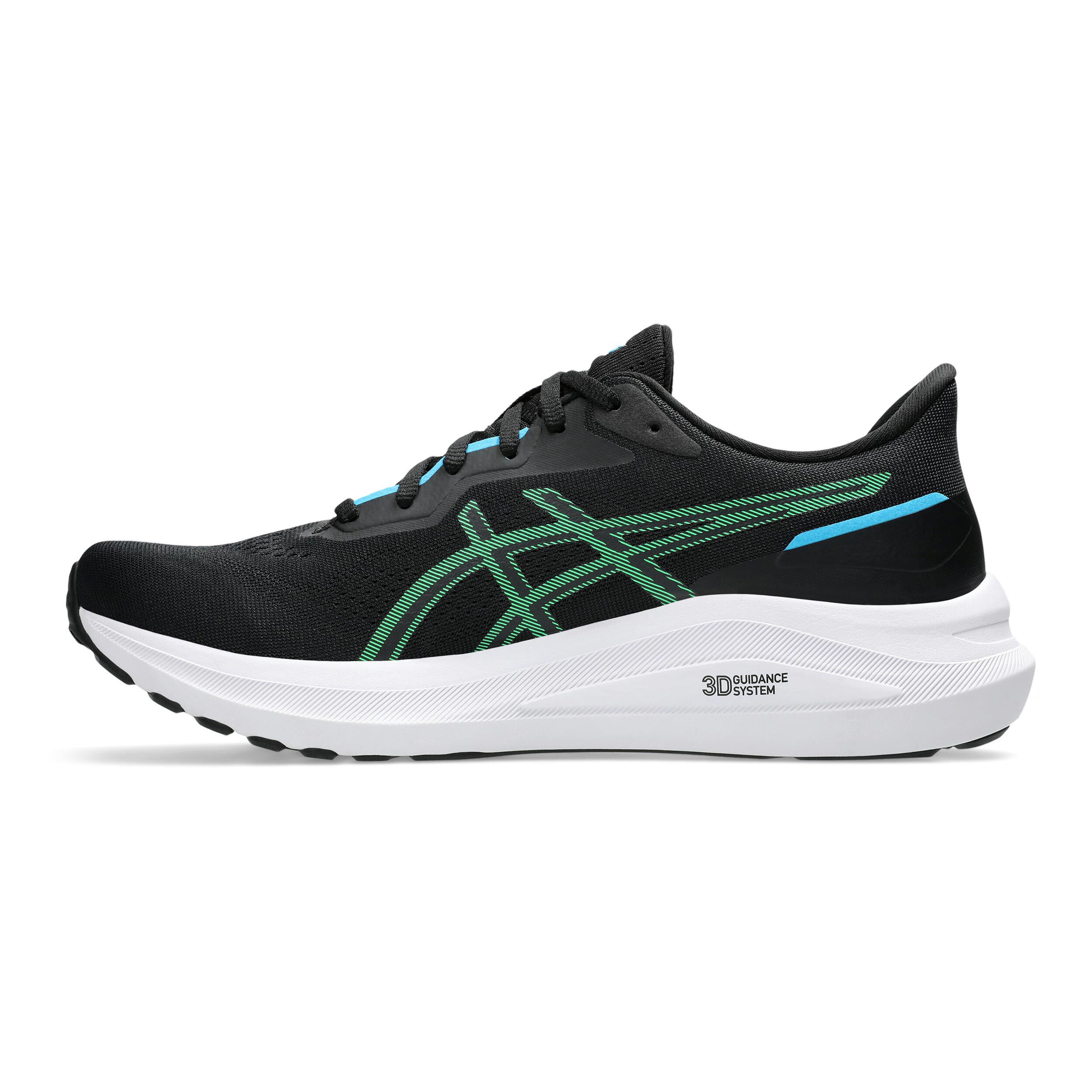 ランキング上位のプレゼント GT-1000 ASICS Buy 13 Green Black, Men Shoe Running Stability スパイク・シューズ