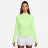 Swift Half-Zip Longsleeve Running shirt Women-lime