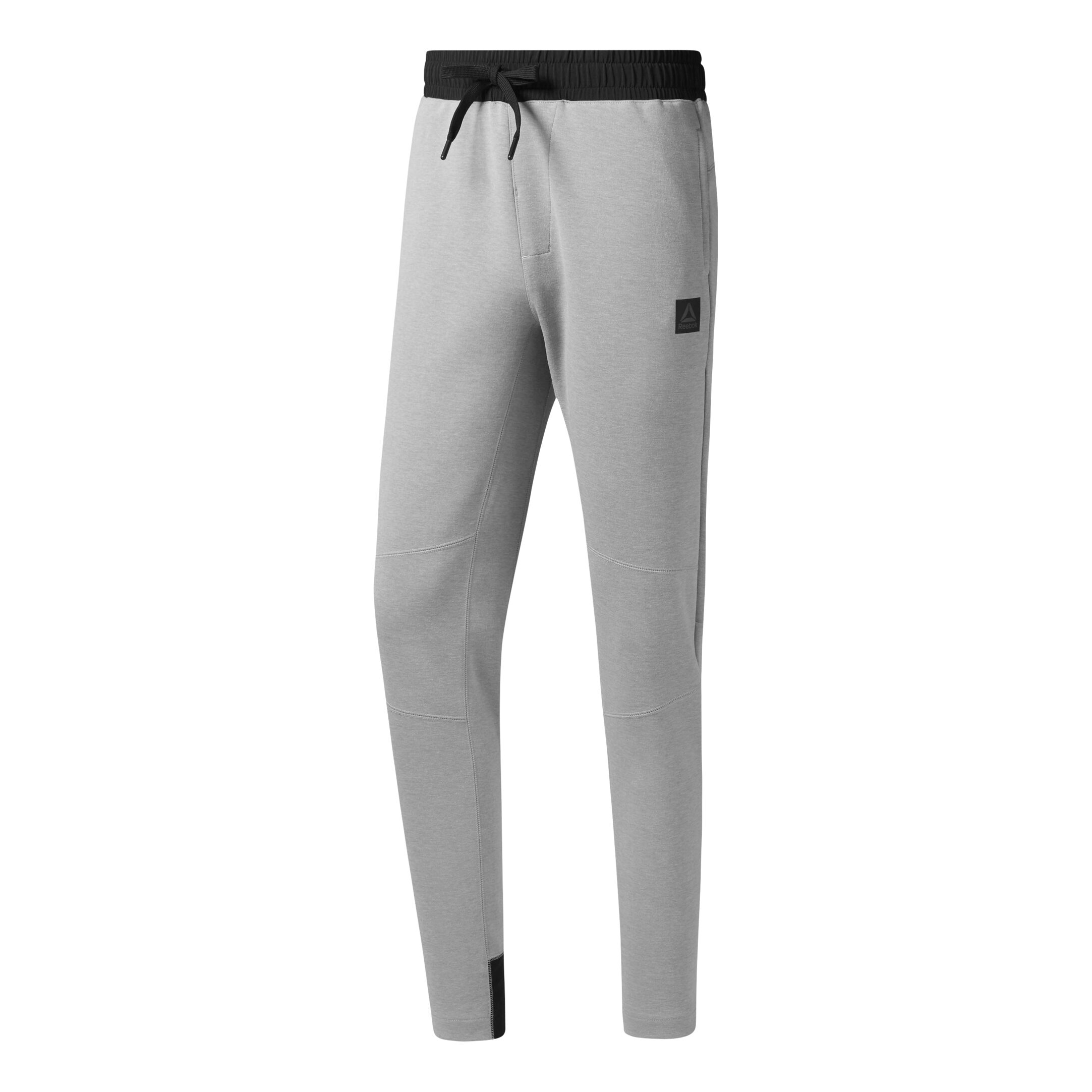 Buy Reebok Training Supply Knit Training Pants Men Lightgrey Black online Running Point COM