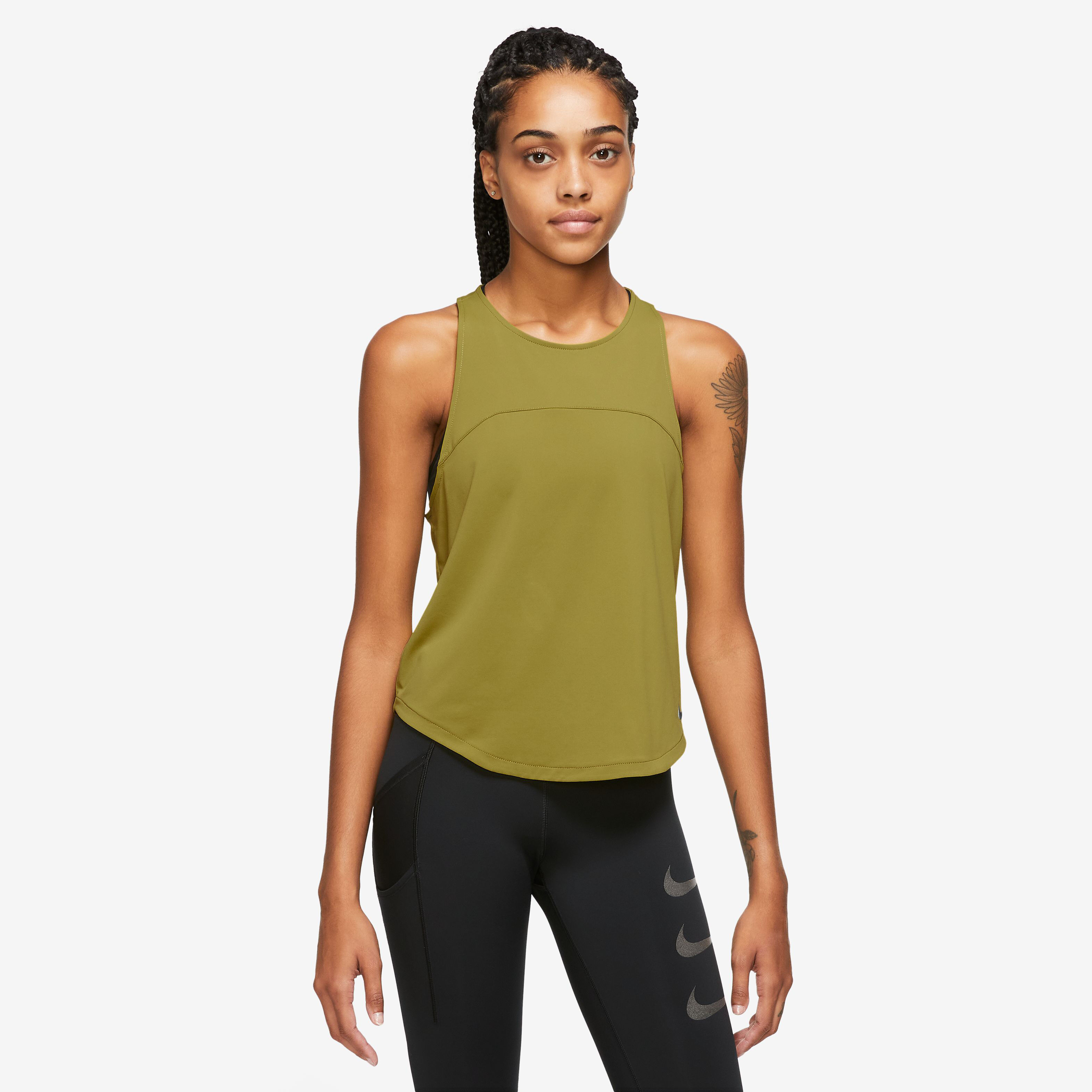 当店だけの限定モデル Run Dri-Fit Nike Buy Division online Olive Women Top Tank トップス