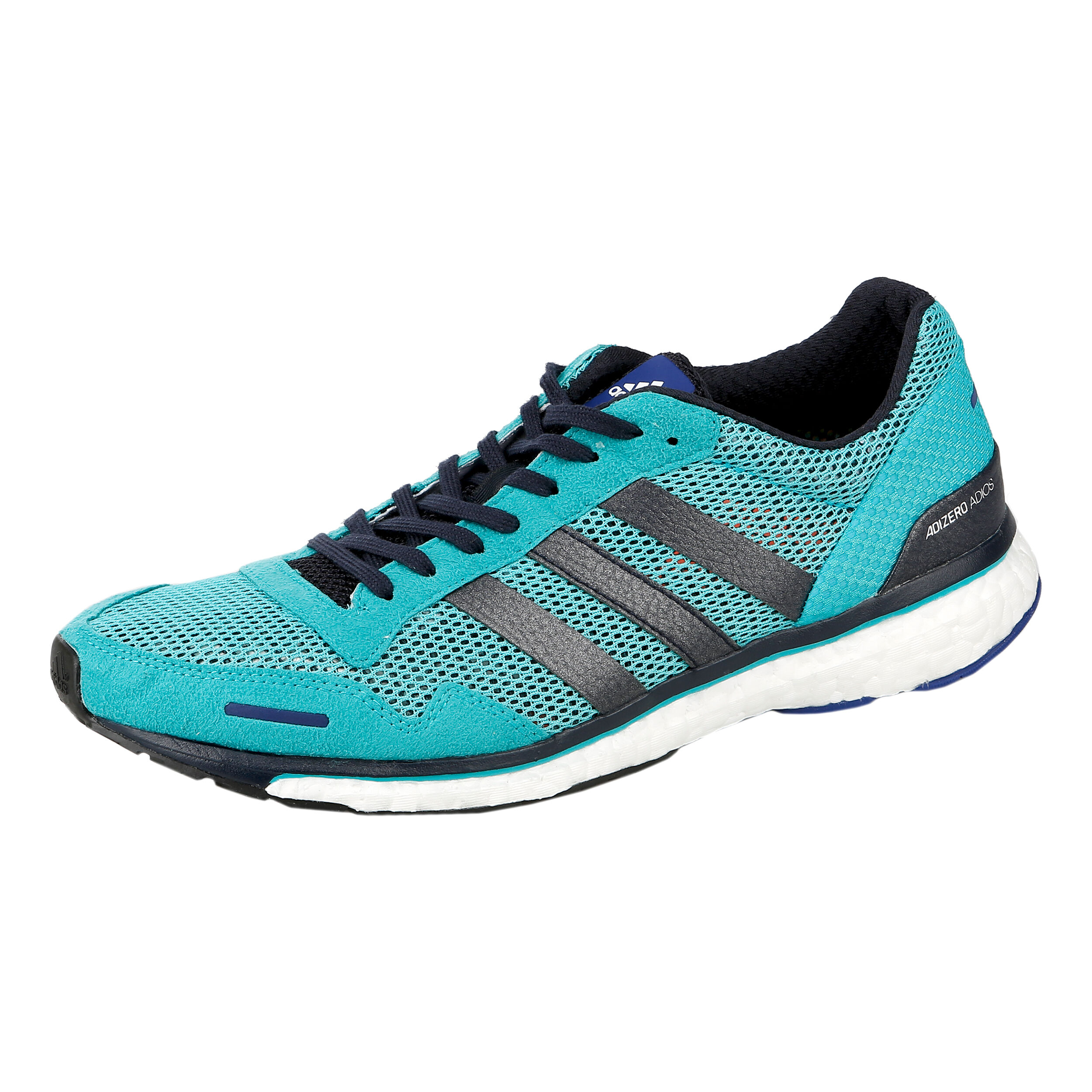 Adizero Adios 3 Competition Running Shoe Men Turquoise Dark Blue