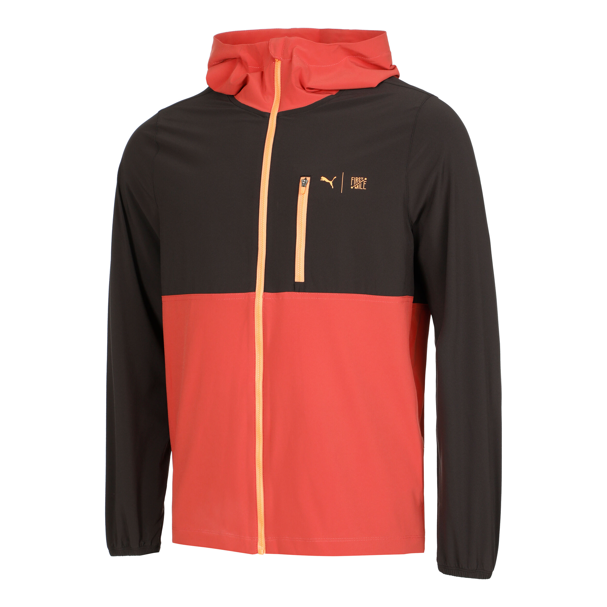 Buy Puma First Mile Woven Running Jacket Men Black Red in size XXL online Running Point COM