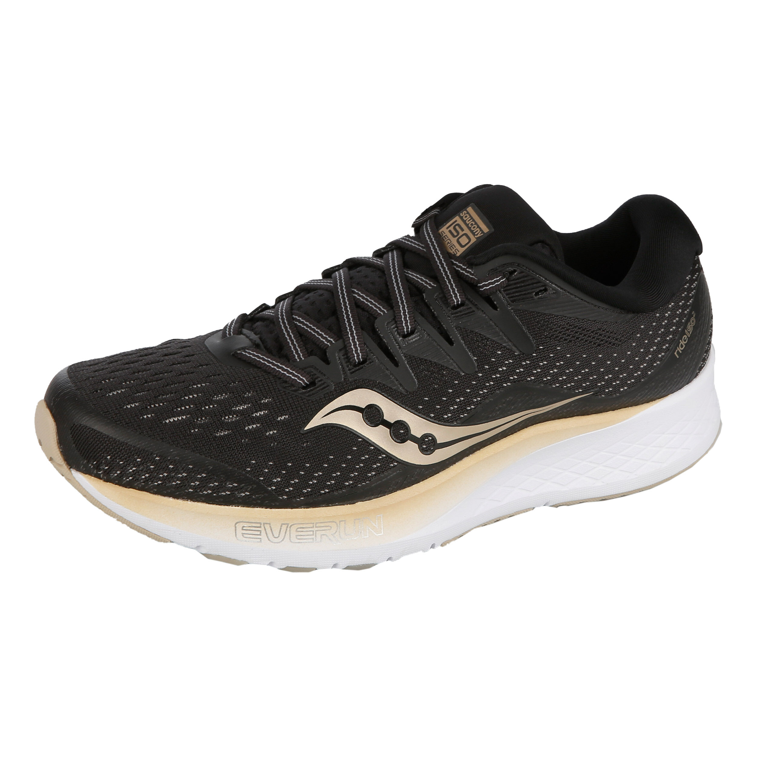Saucony ride iso 2025 2 womens black gold