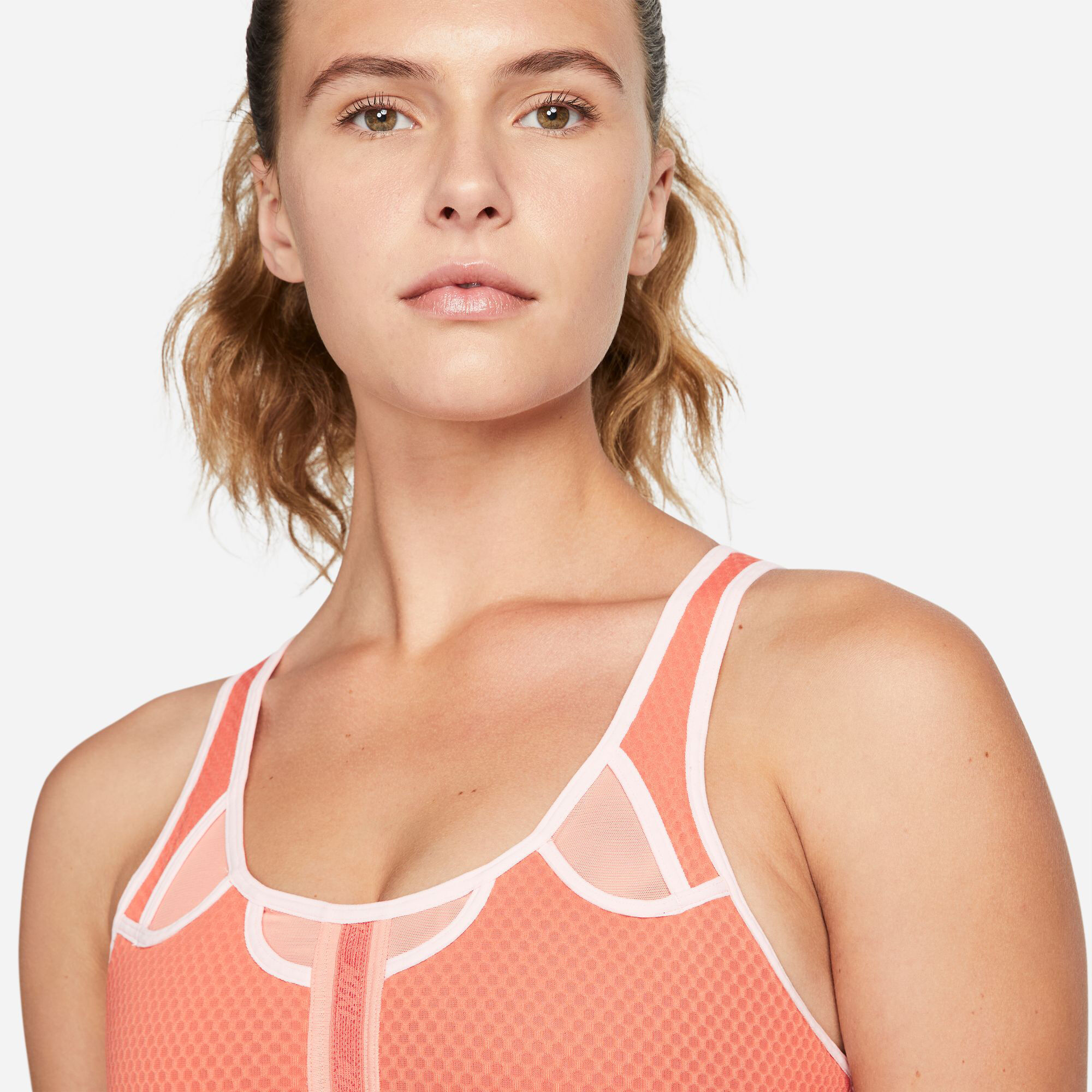 Buy Nike Swoosh UltraBreathe Sports Bras Women Orange, Pink online