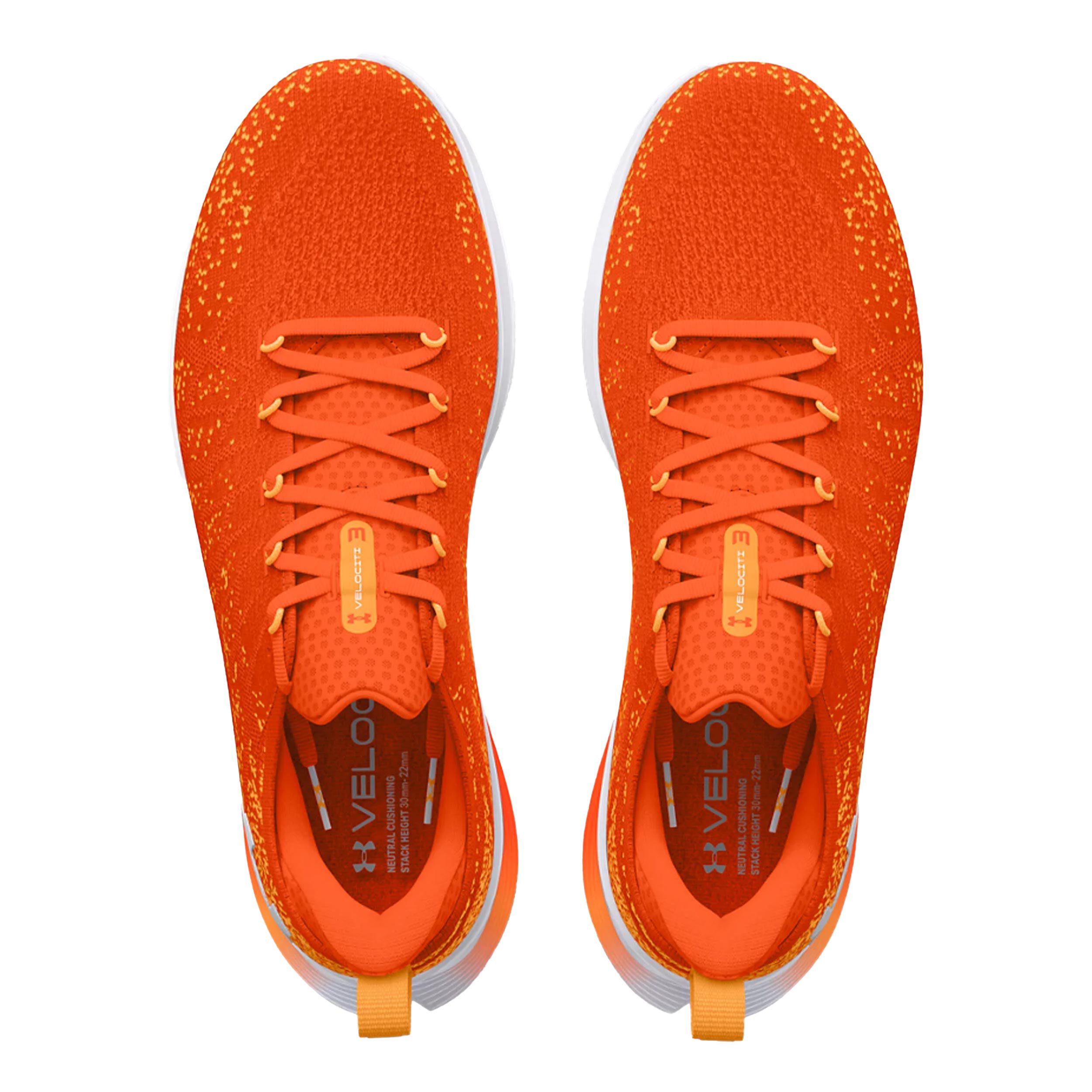 Orange under armour shoes discount