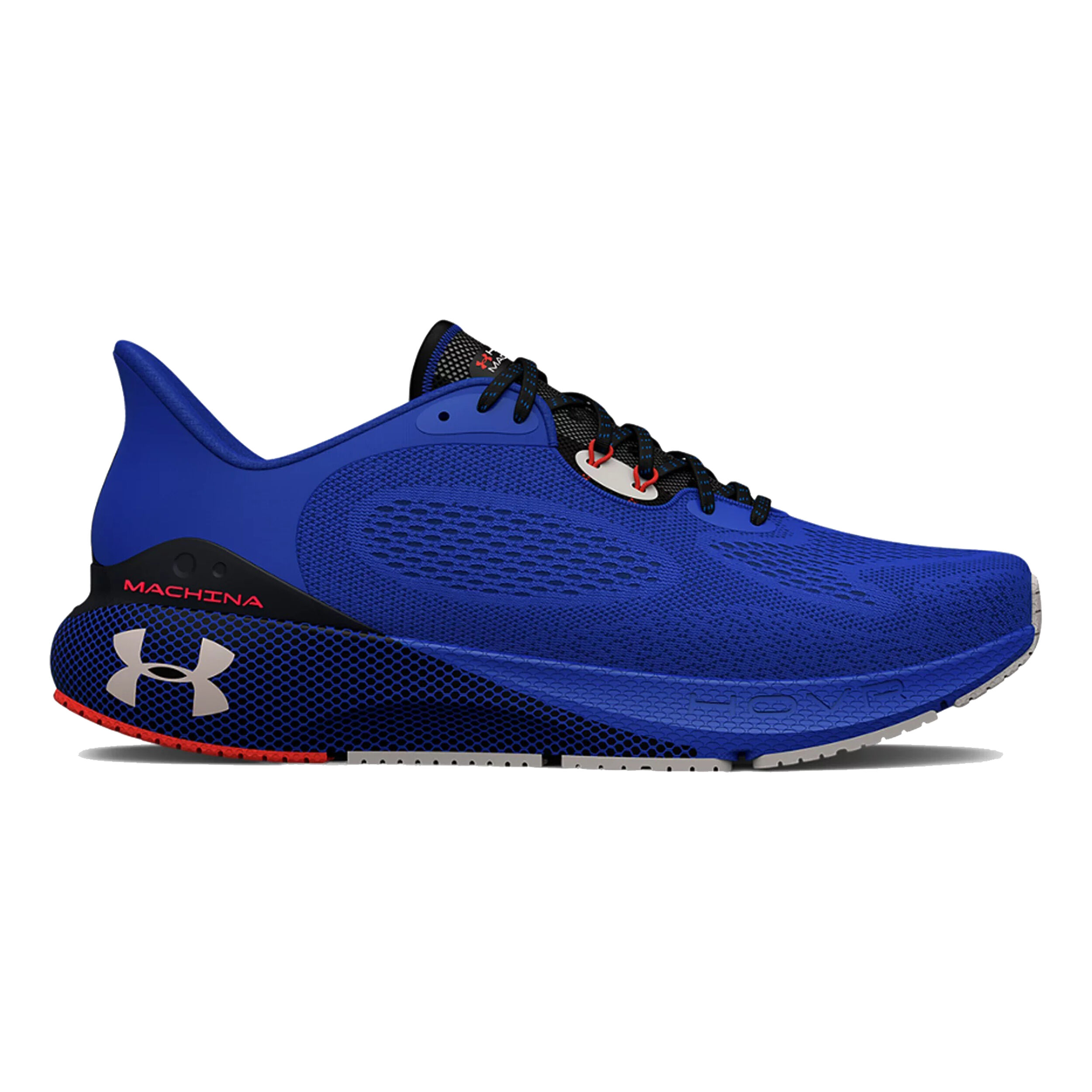 Under armour black and blue shoes discount
