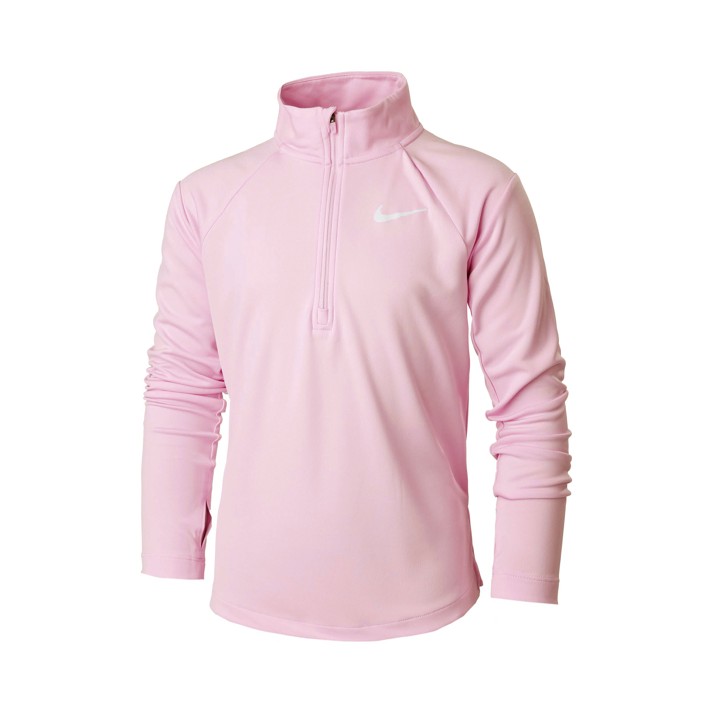 Pink half zip nike hotsell