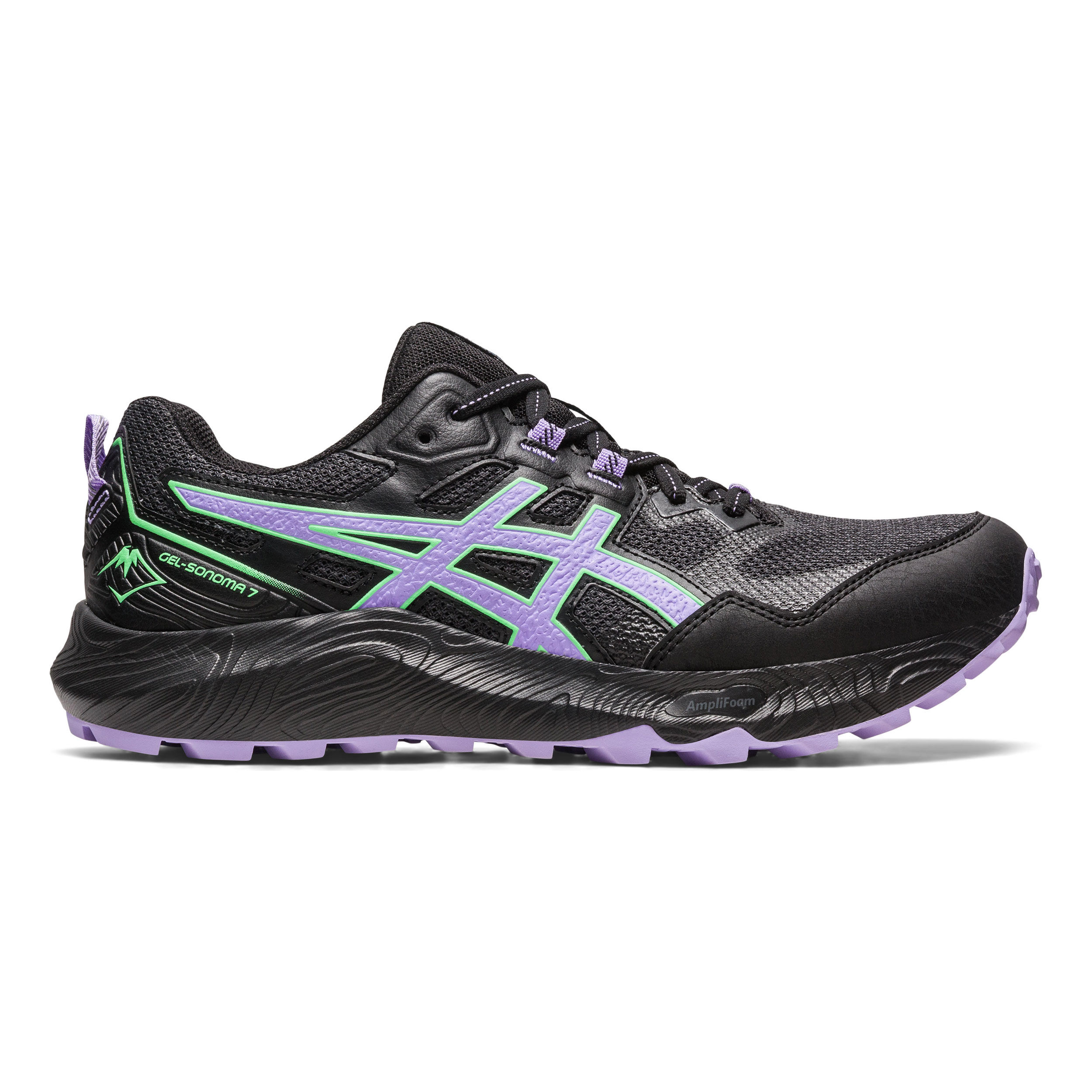 Asics women's gel fujitrabuco 7 trail running shoes - purple/black cheap