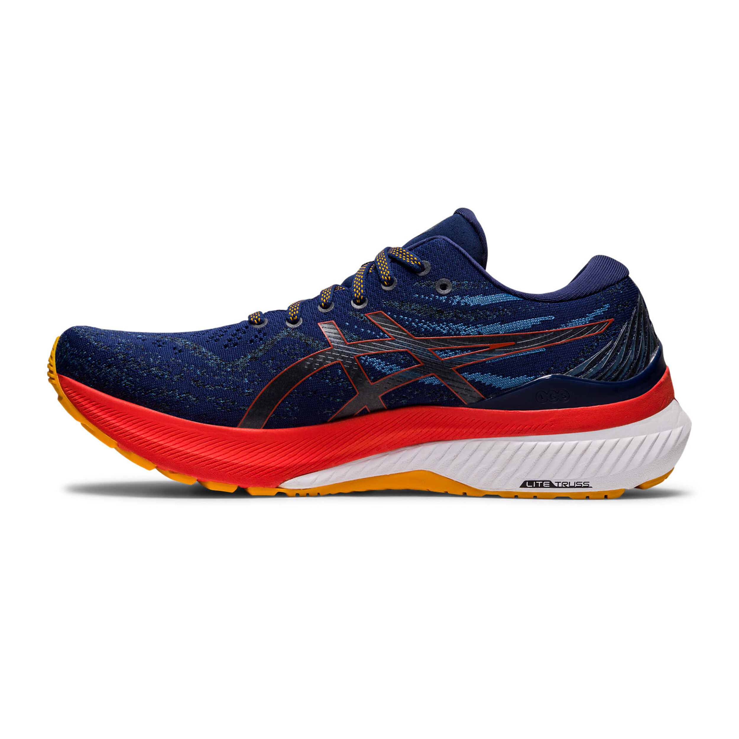 Buy ASICS Gel Kayano 29 Stability Running Shoe Men Blue Red in size 45 online Running Point COM