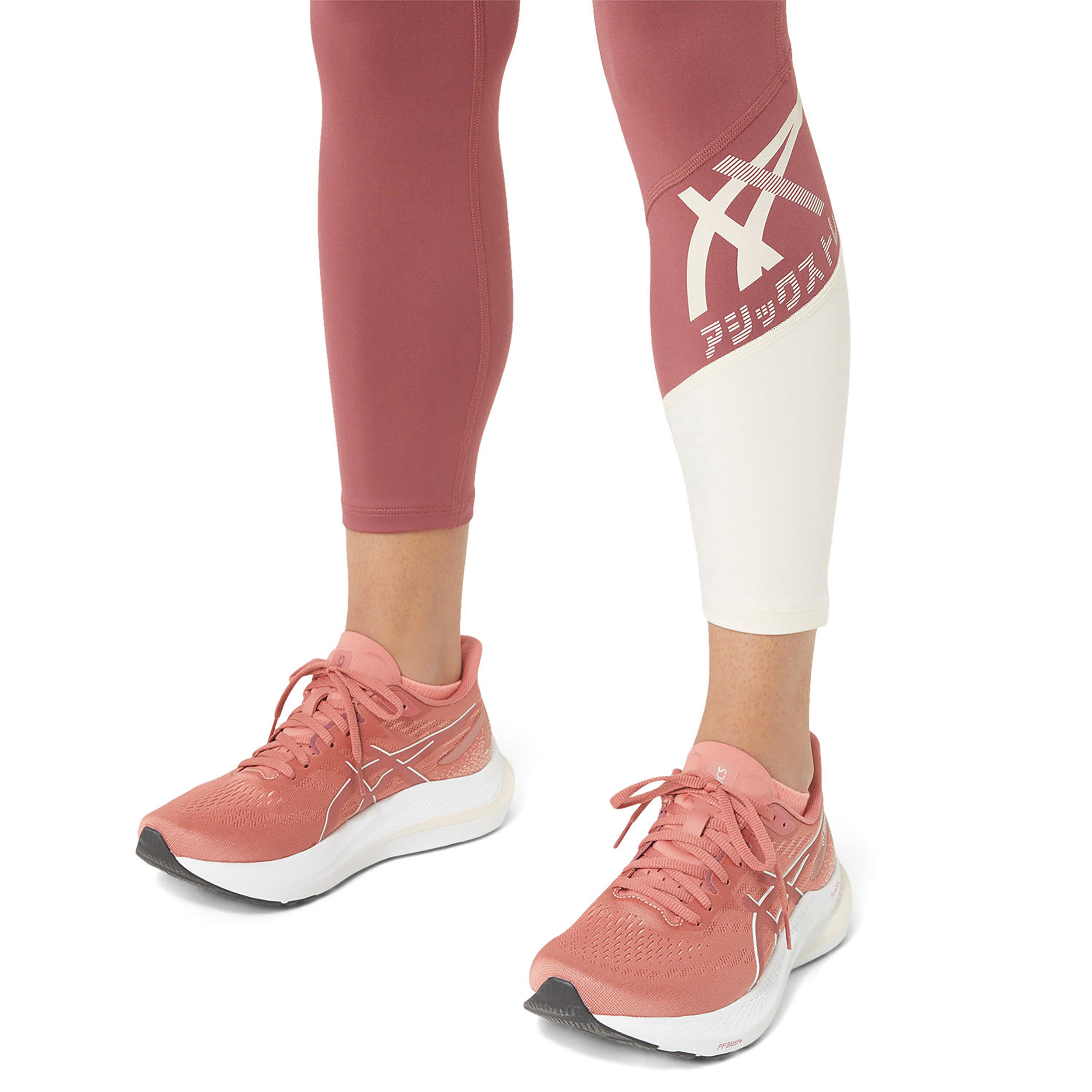 Buy ASICS Tiger 7 8 Tight Women Antique Pink online Running