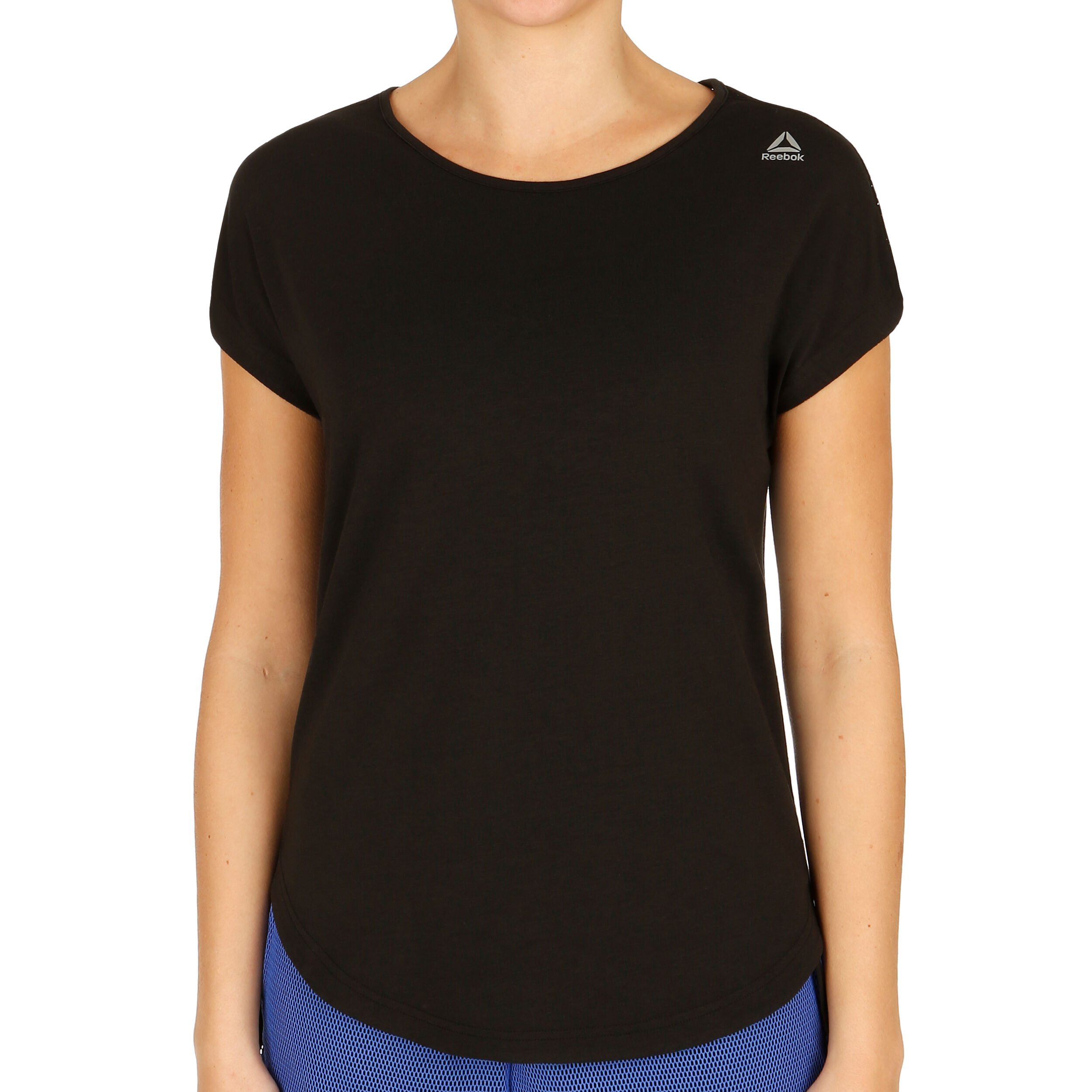☆YALE☆ 2 TONE ARCH RIB POINT TSHIRT BLACK YEM1SS334BBK Buy Reebok Workout Mesh T-Shirt Women Black, Grey online