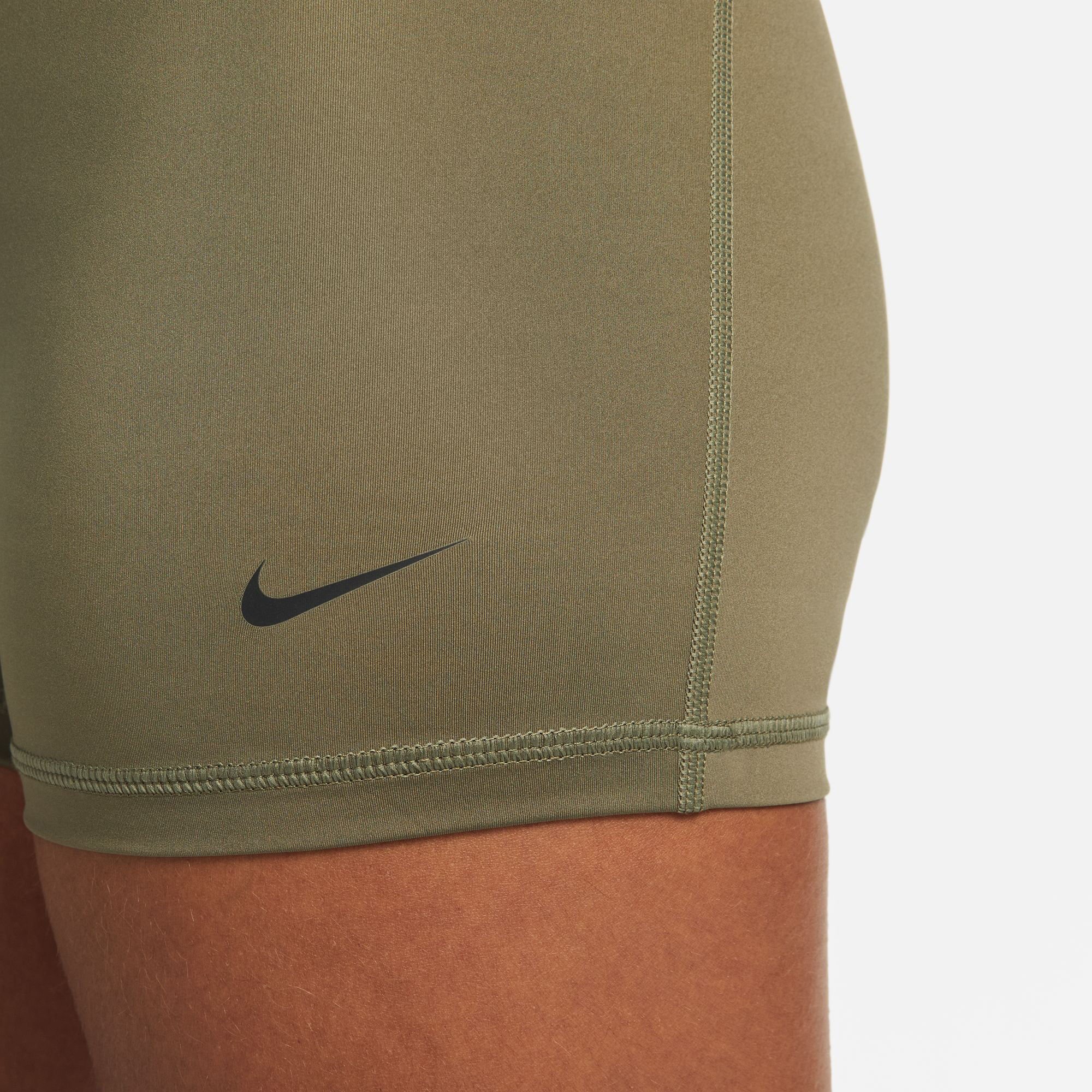 olive green nike shorts women's