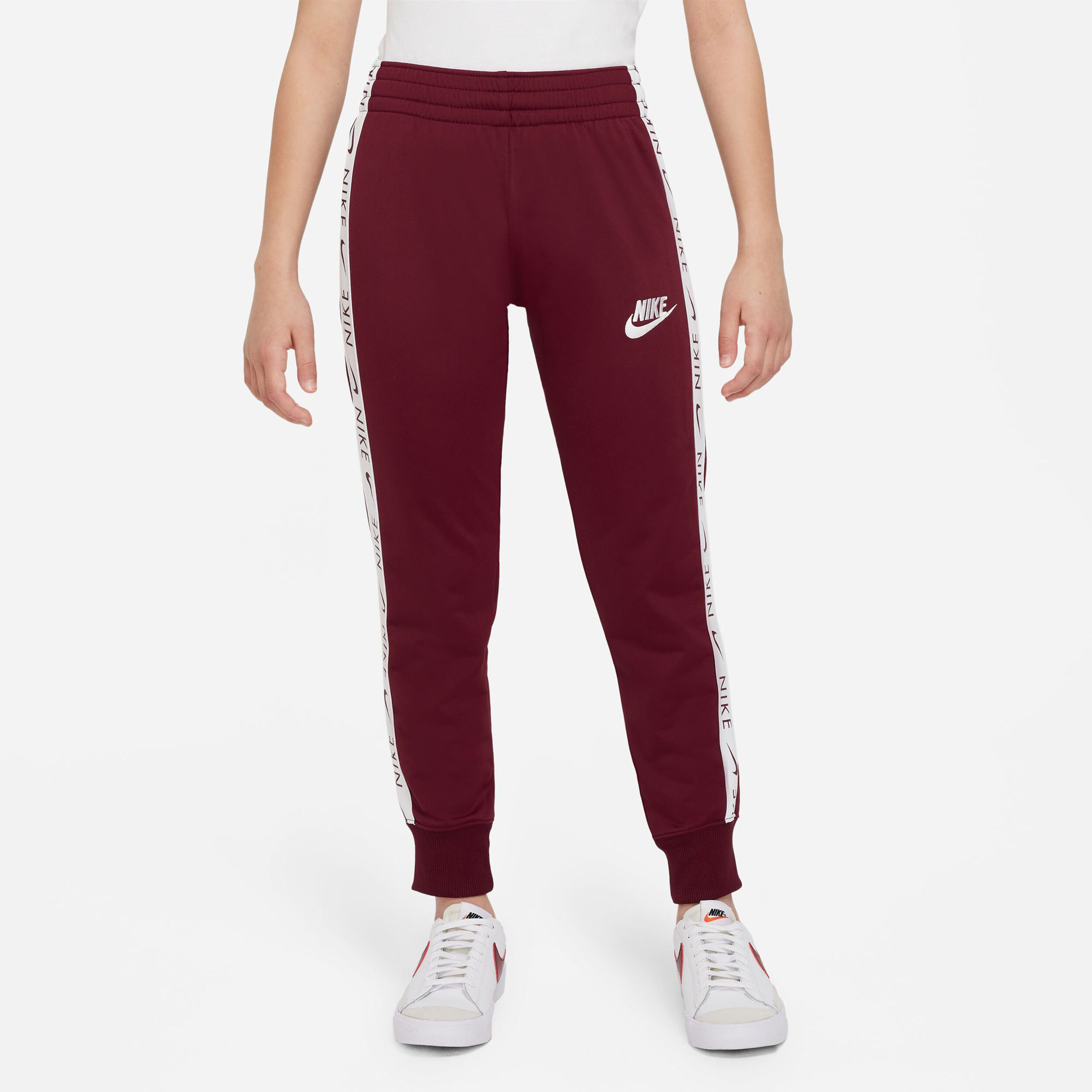 Burgundy nike tracksuit womens top