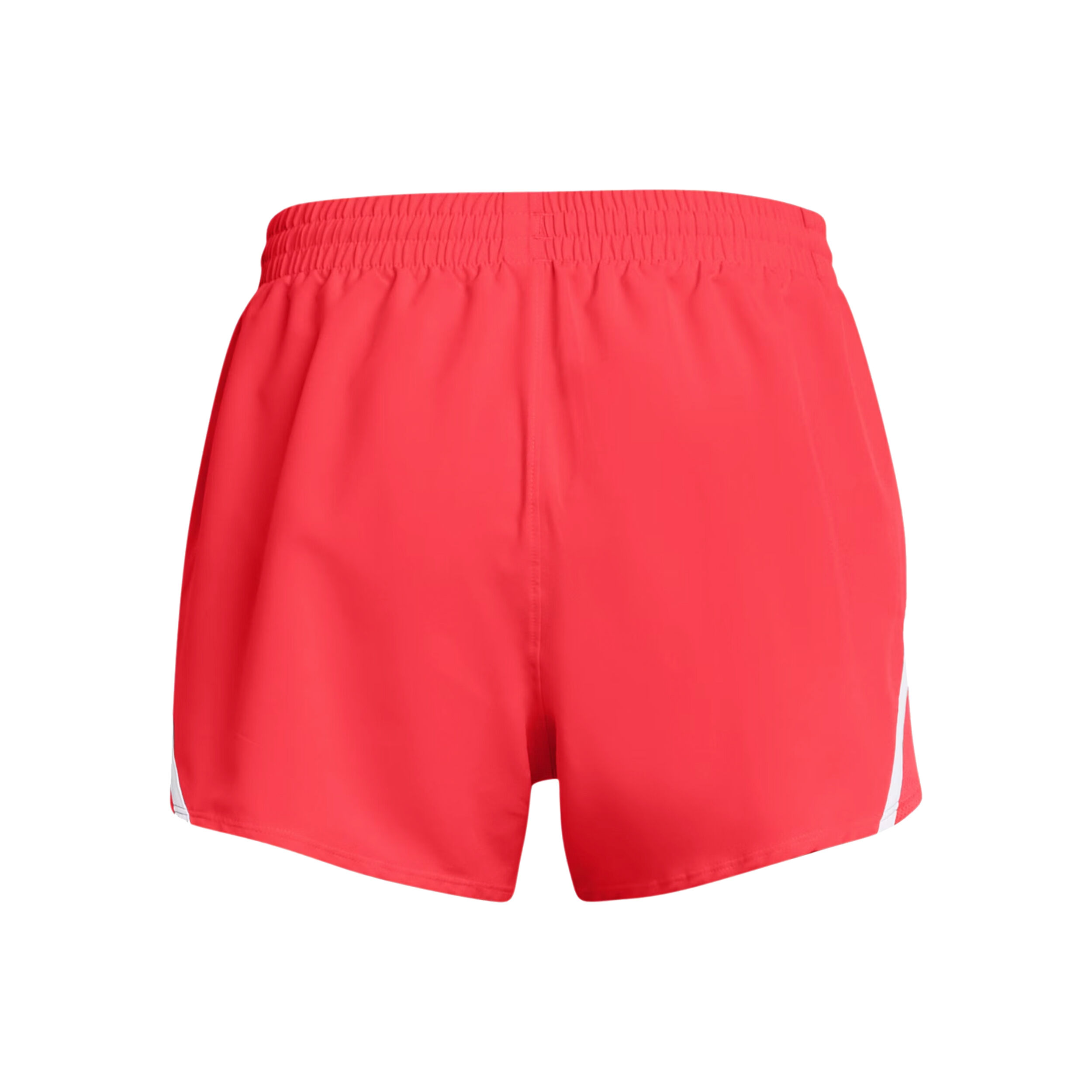 Red and white running shorts discount